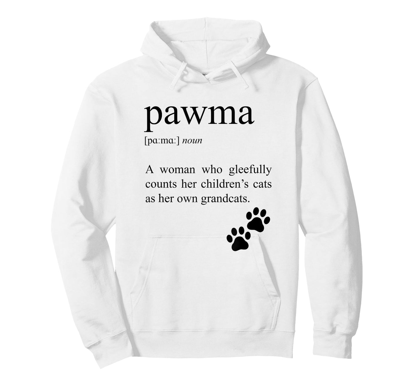 Pawma Definition, Cat Grandma T-Shirt for Men Women