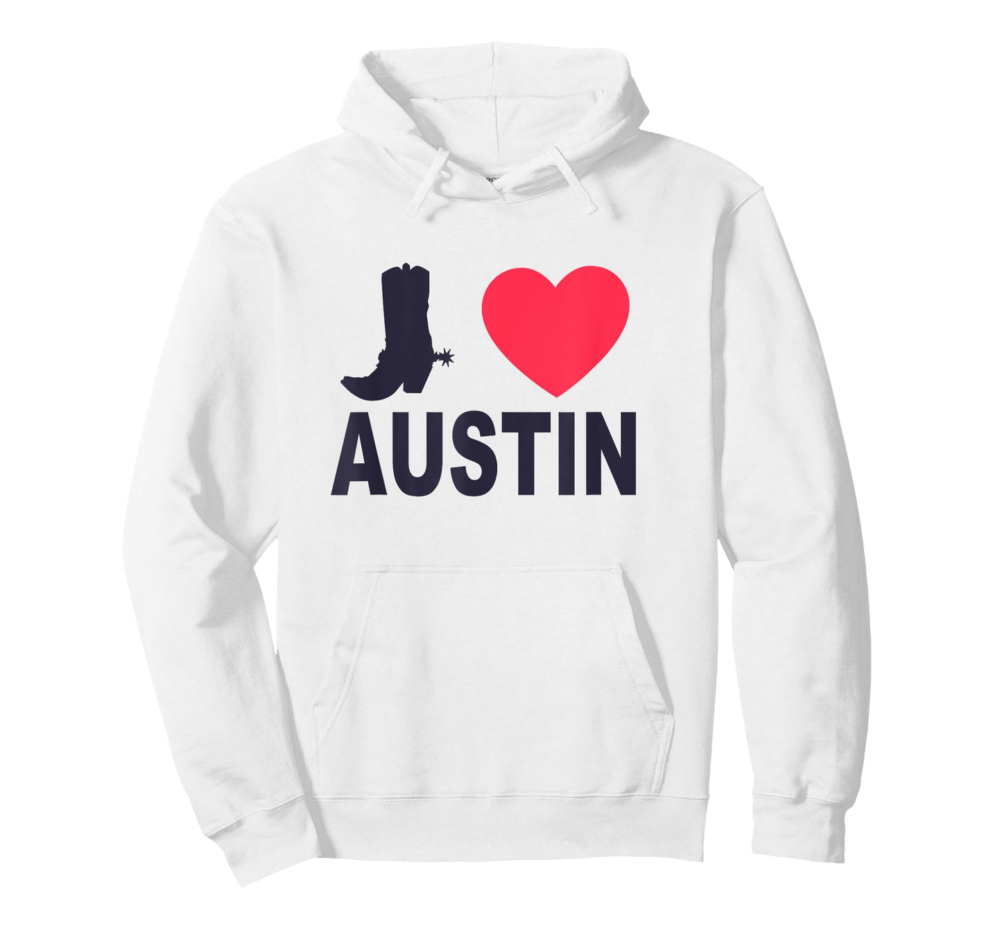 I Love Austin T-Shirt Cool Funny Texas Boot & Heart Top Tee