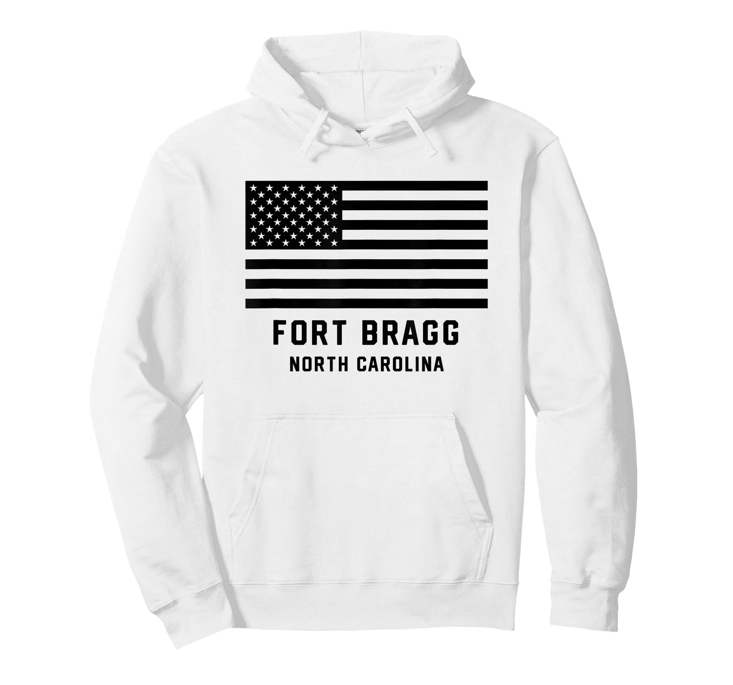Fort Bragg North Carolina US Army American Flag Patriotic T-Shirt