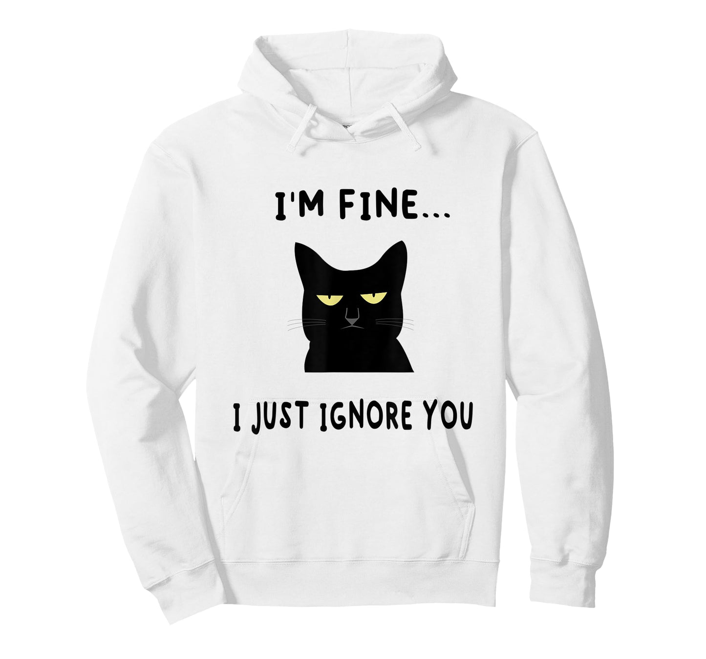 I'm Fine I Just Ignore You Funny Kitten Cat Lover Gift T-Shirt