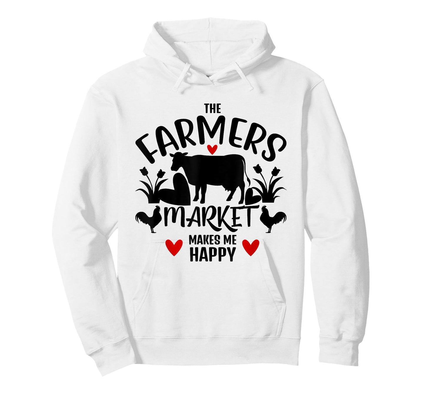 Love Farmers Market Lover The Farmers Market Makes Me Happy T-Shirt