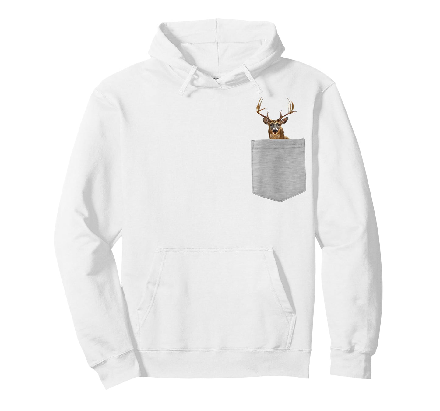 Animal in Your Pocket Funny White Tail Deer peeking out t sh T-Shirt