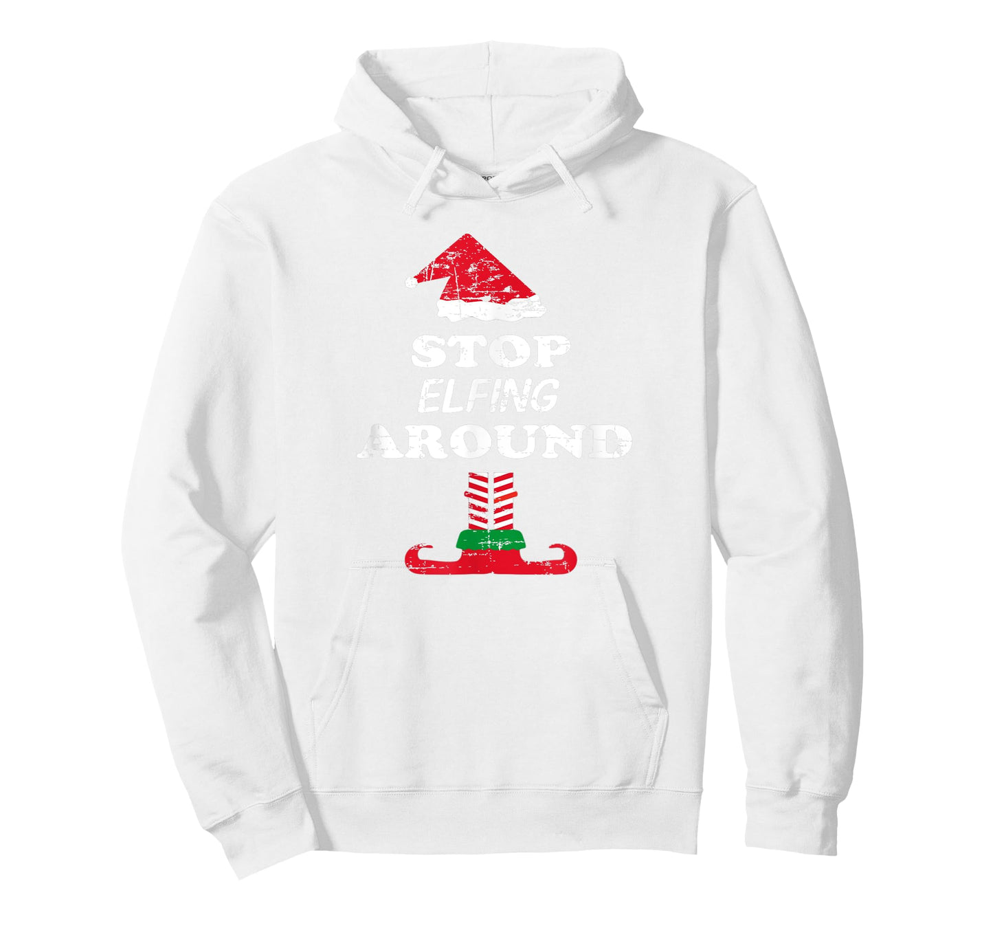 Funny Stop Elfing Around Christmas T-Shirt