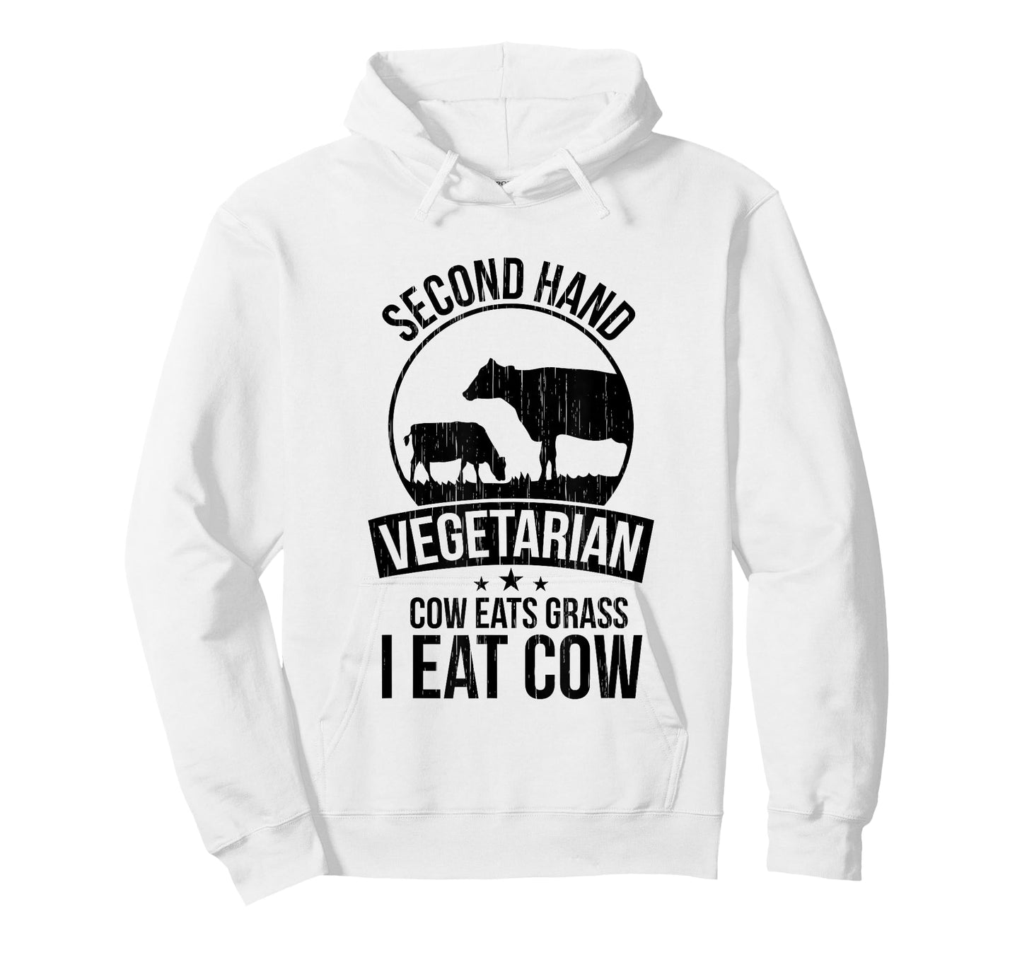 2nd Hand Vegetarian Shirt Funny Carnivore BBQ Meat Eater T-Shirt