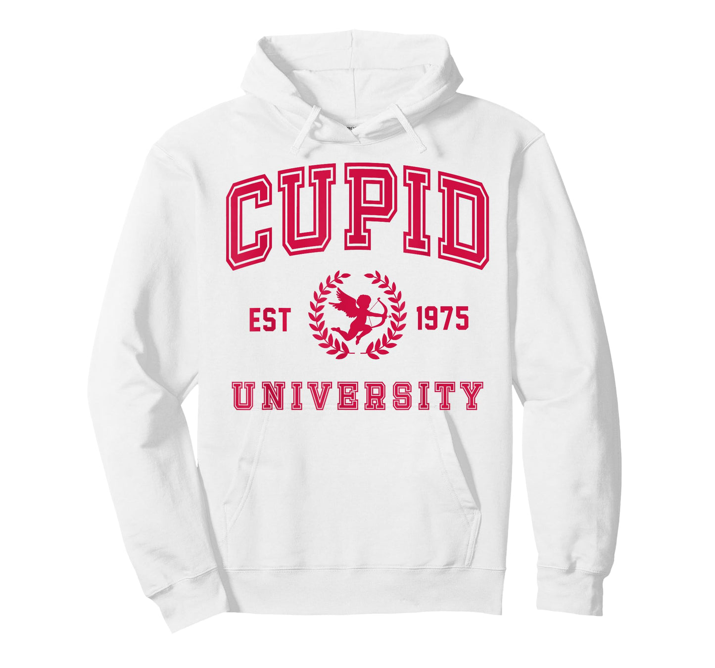 Cupid University Cute Cherub Valentines Day Crest T-Shirt