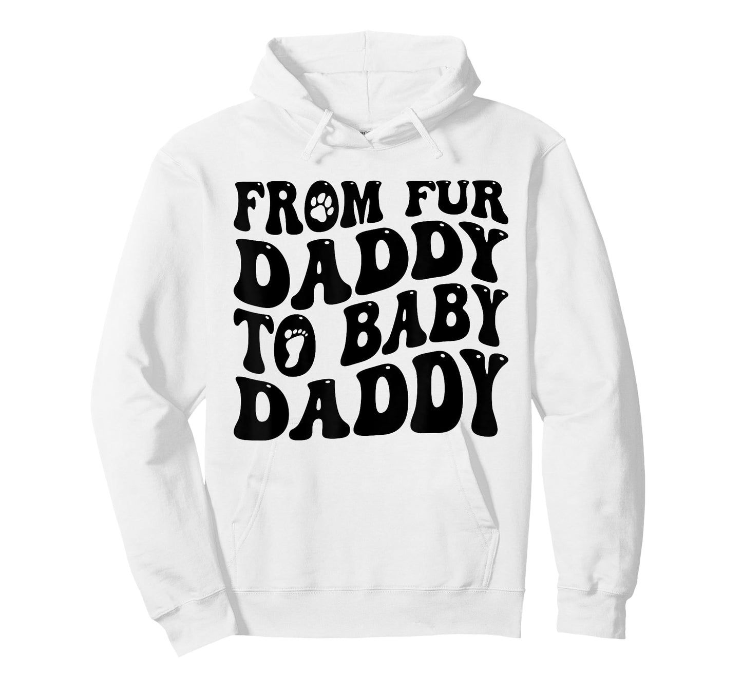 From Fur Daddy To Baby Daddy Dog Pregnancy Dad Men T-Shirt