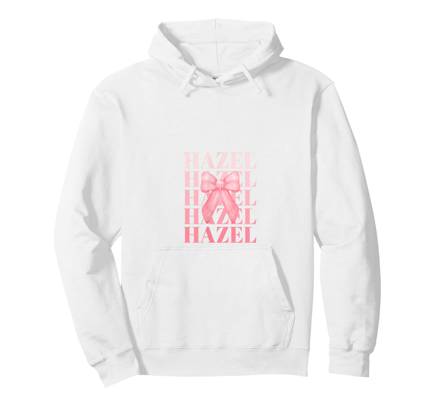 Coquette Custom HAZEL Pink Big Bow T-Shirt