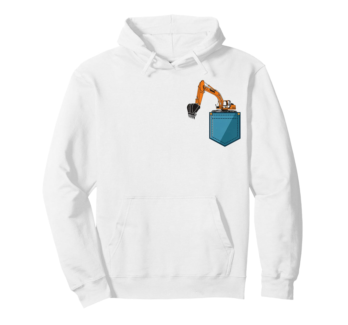 Construction Excavator Shirt for Boys Girls Men and Women T-Shirt