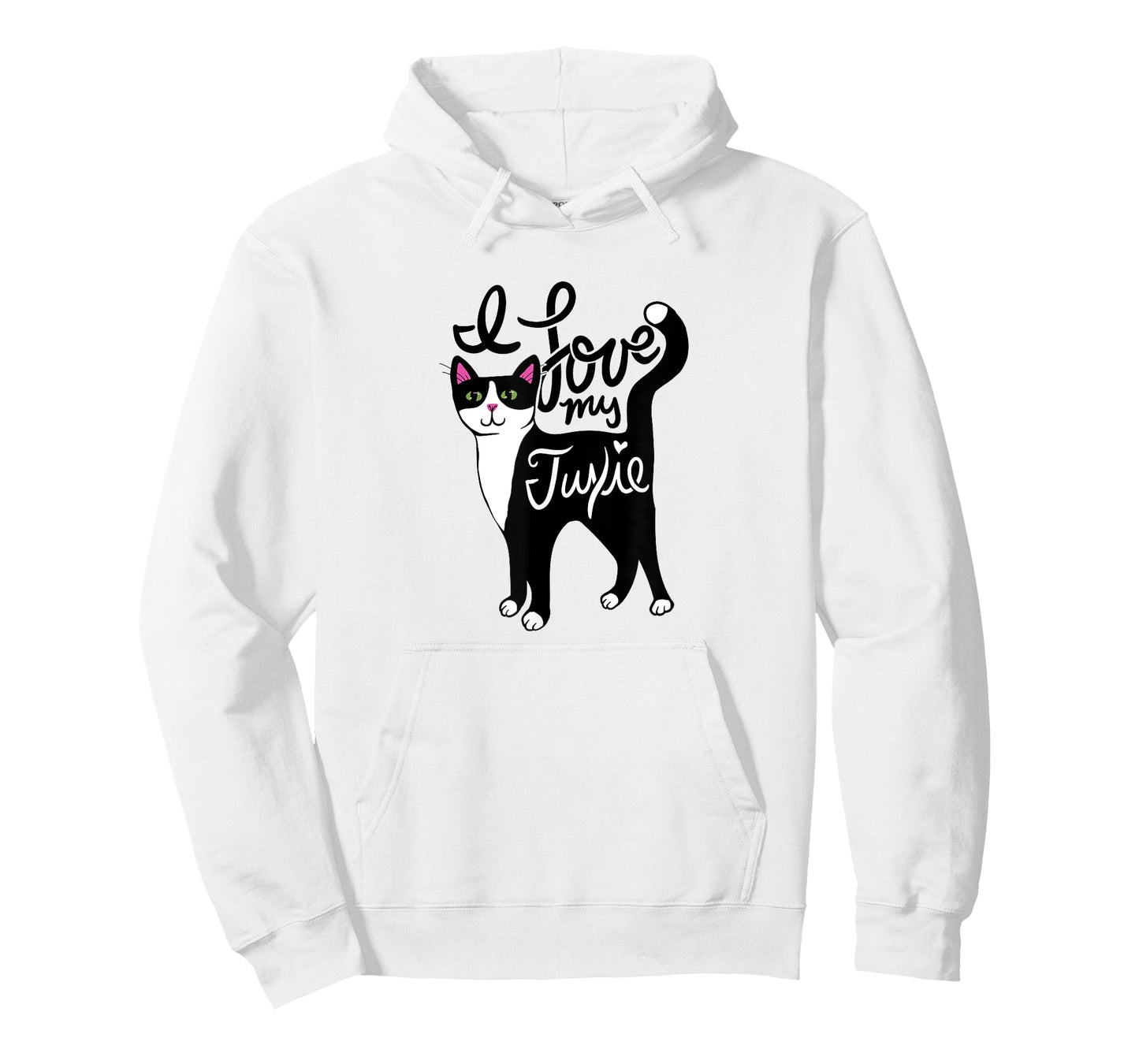 I Love My Tuxie Cute Tuxedo Cat T-Shirt