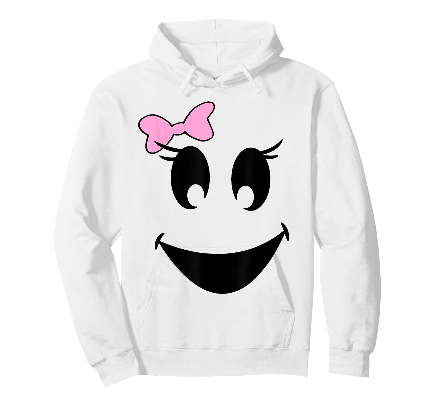 Cute Girl Ghost With Bow Ghoul Face Halloween T Shirt