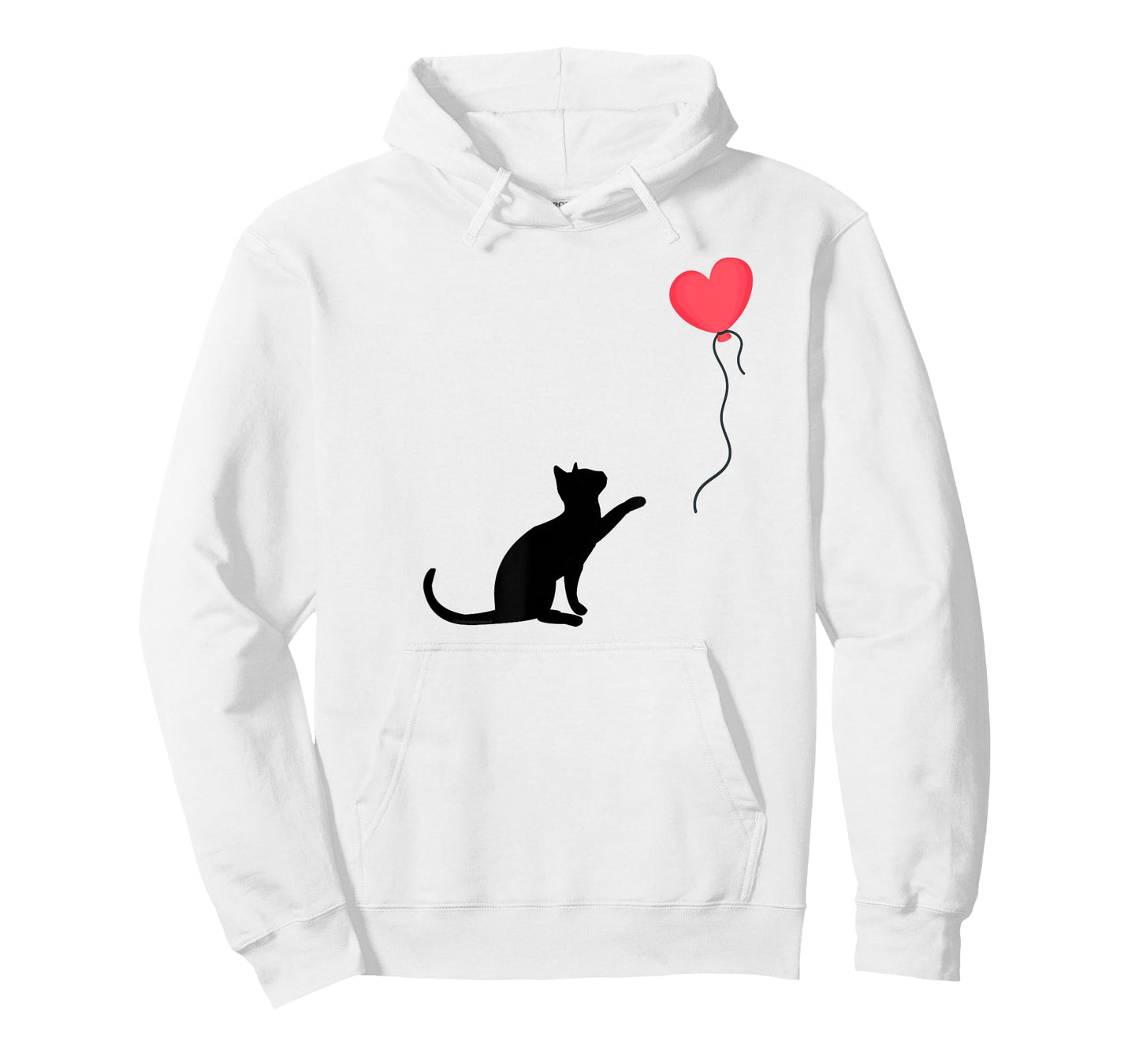 Cute Cat or Kitten Heart Balloon Cat Mom Cat Dad T-Shirt
