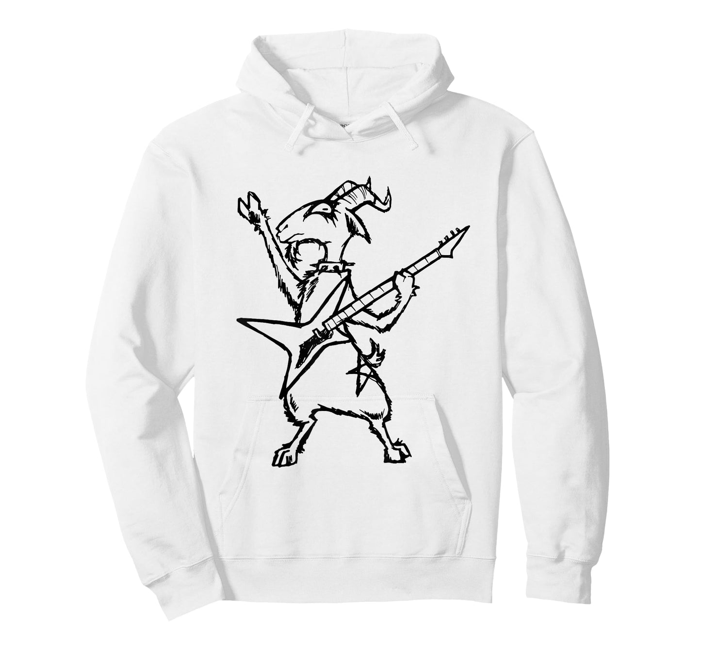Heavy Metal Band Goat Guitarist Guitar Playing Gothic Gift T-Shirt