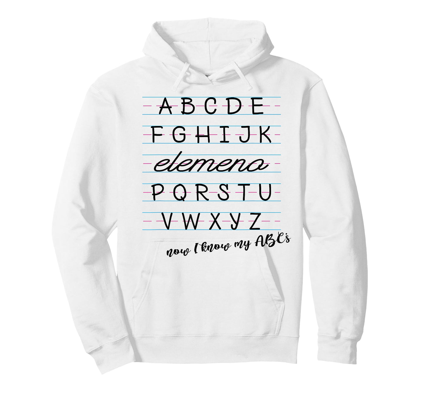 ABC Elemeno Shirt Alphabet Kindergarten Preschool Teacher T-Shirt