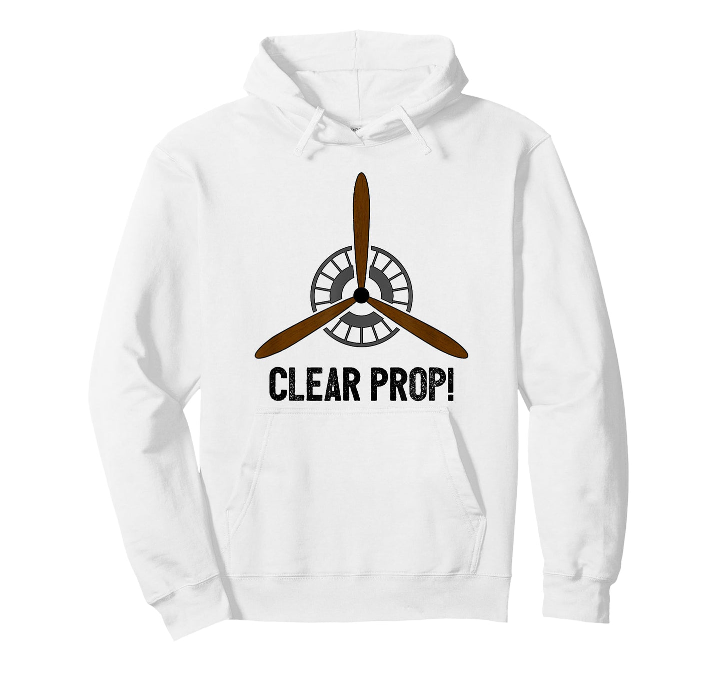 Clear Prop Aviation Airplane Pilot Propeller T-Shirt