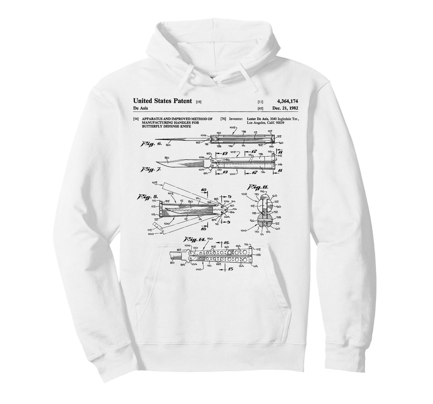 Vintage Balisong Patent T-Shirt T-Shirt