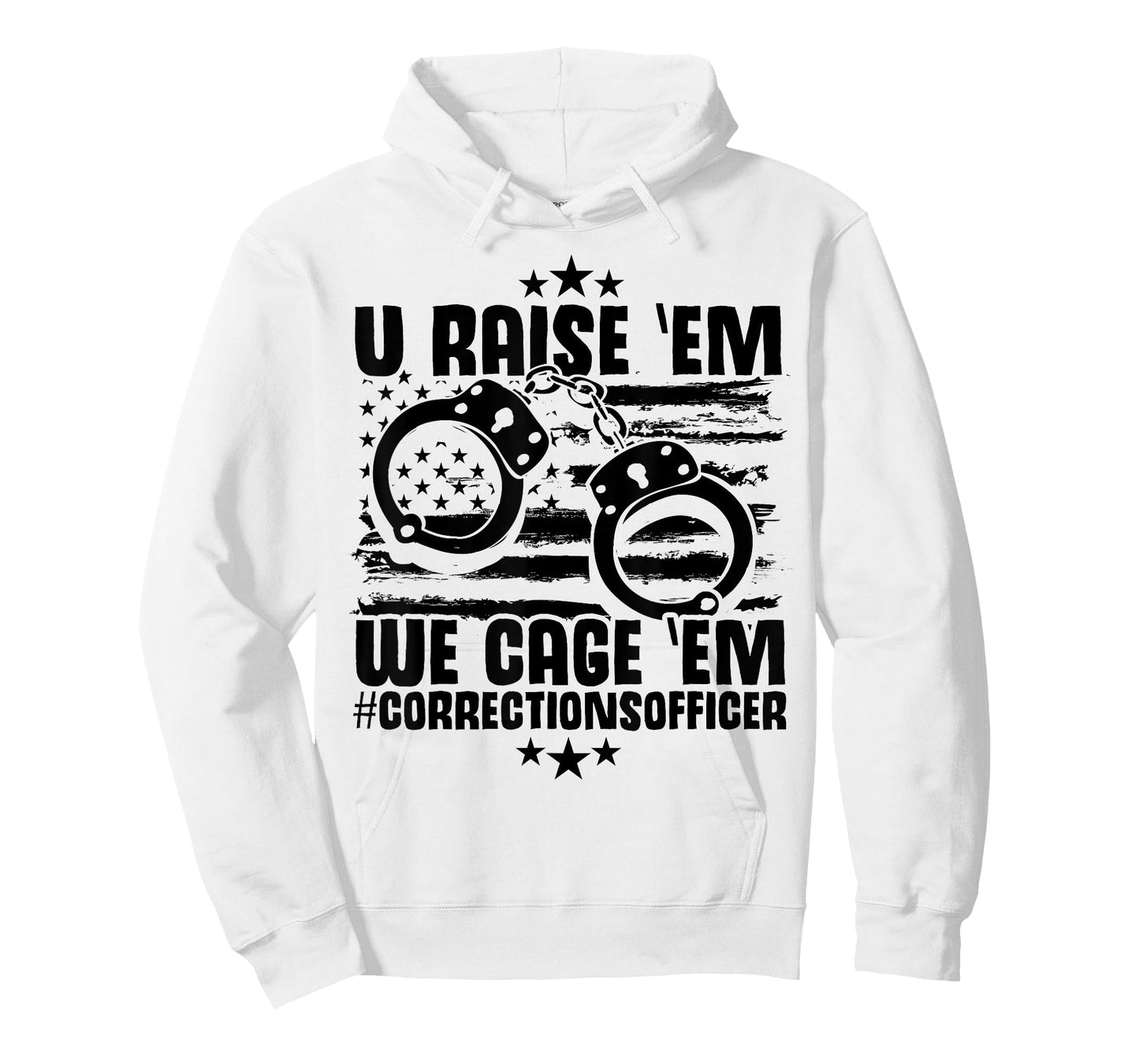 Corrections Decor Thin Silver Line Gear Correctional Officer T-Shirt