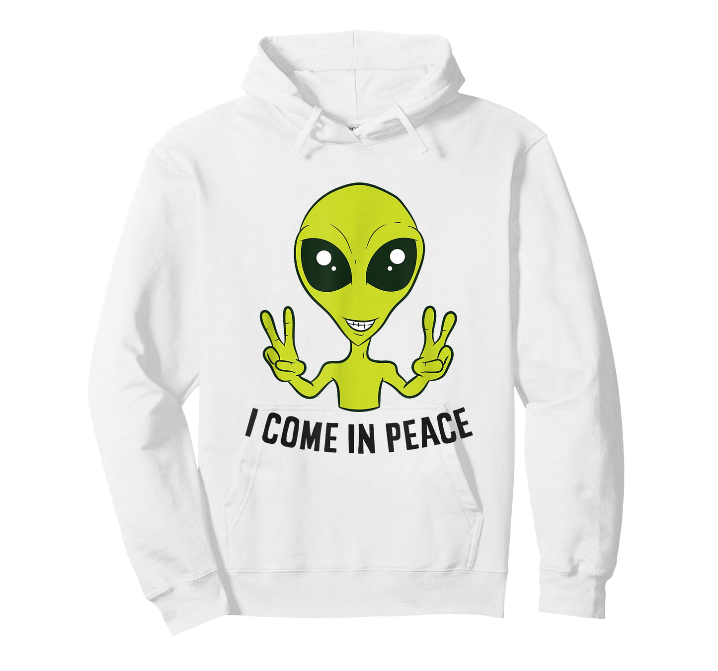 Funny Alien Ufo Space Rave EDM Music I Come In Peace T-Shirt