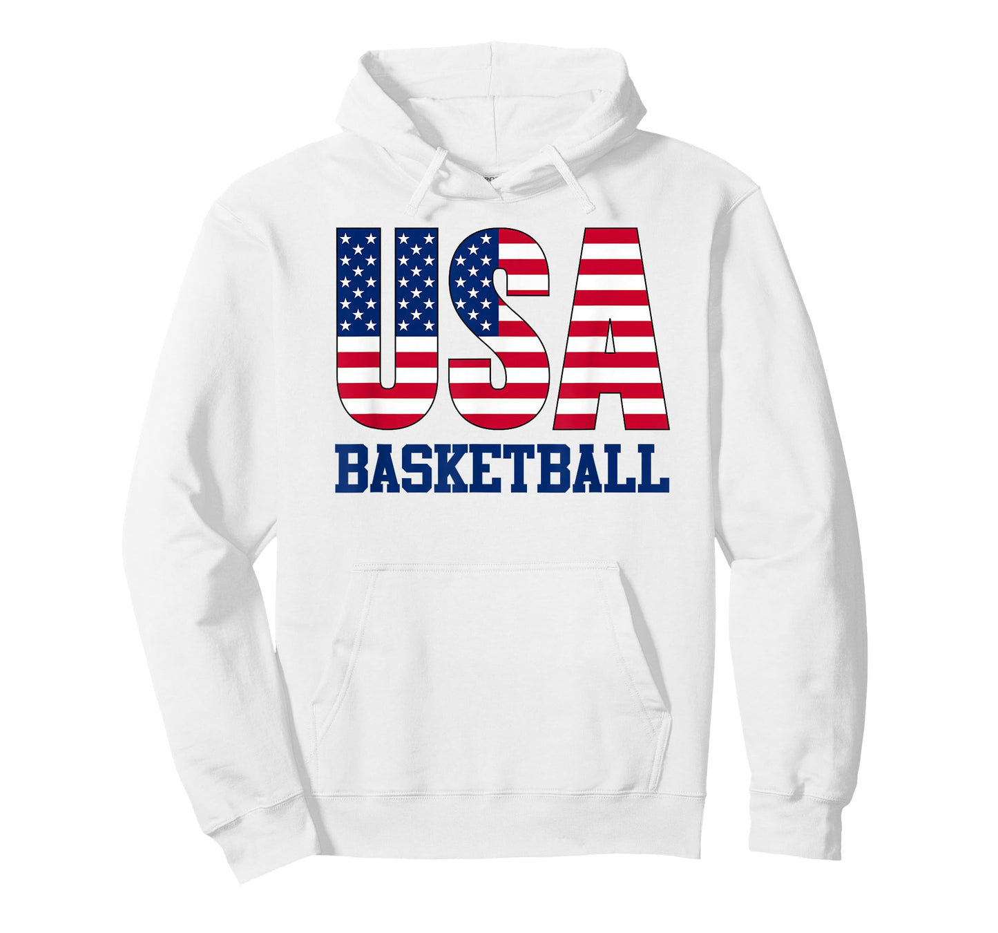 USA with American Flag Basketball Sports T-Shirt