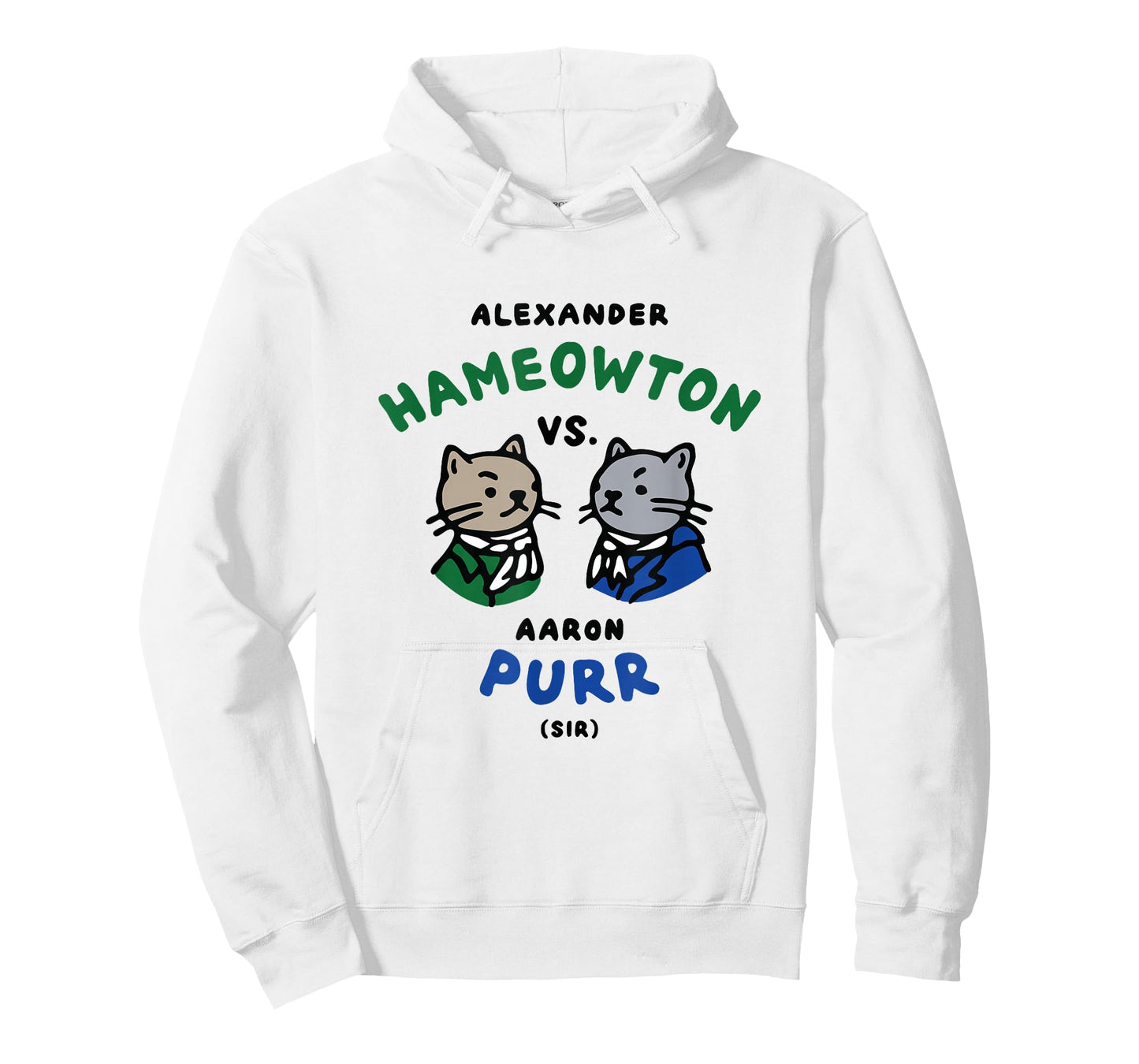 Hameowton vs. Purr Cat Shirt - Hamilton and Burr T-Shirt