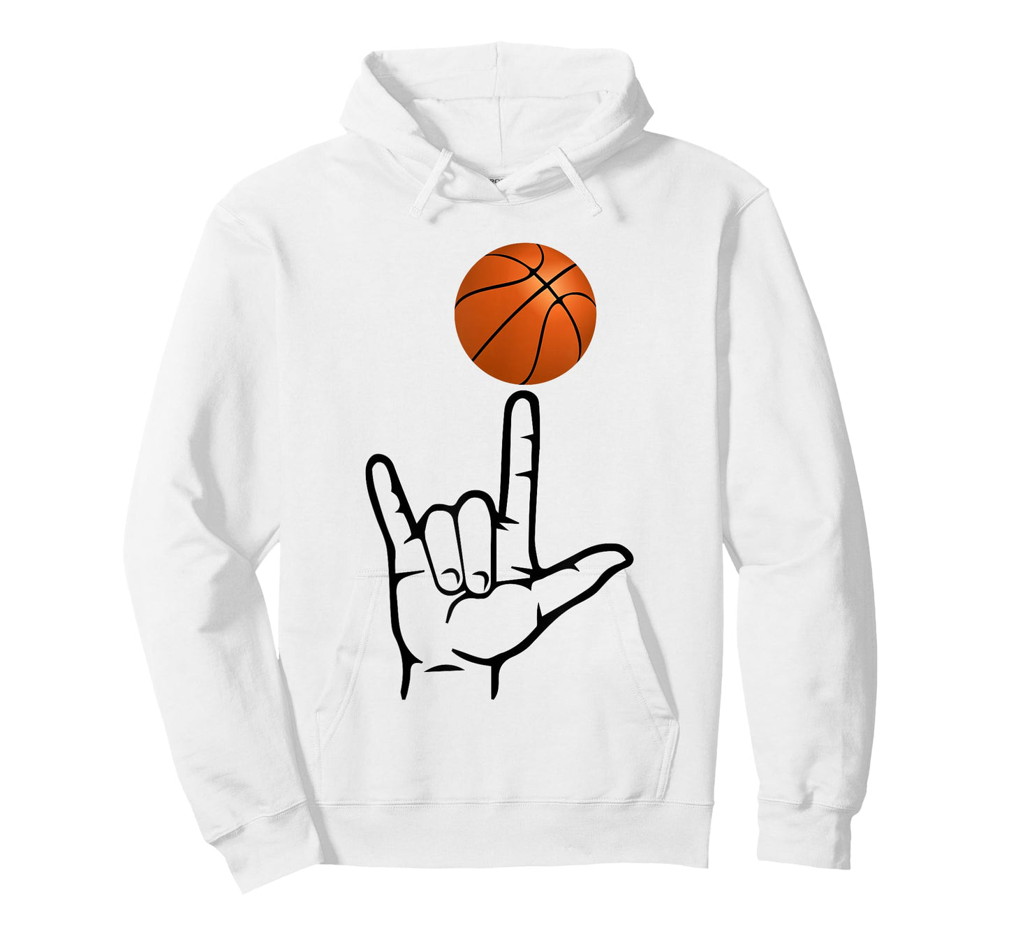 ASL Sign Language Shirt for Basketball Player Deaf Gifts T-Shirt