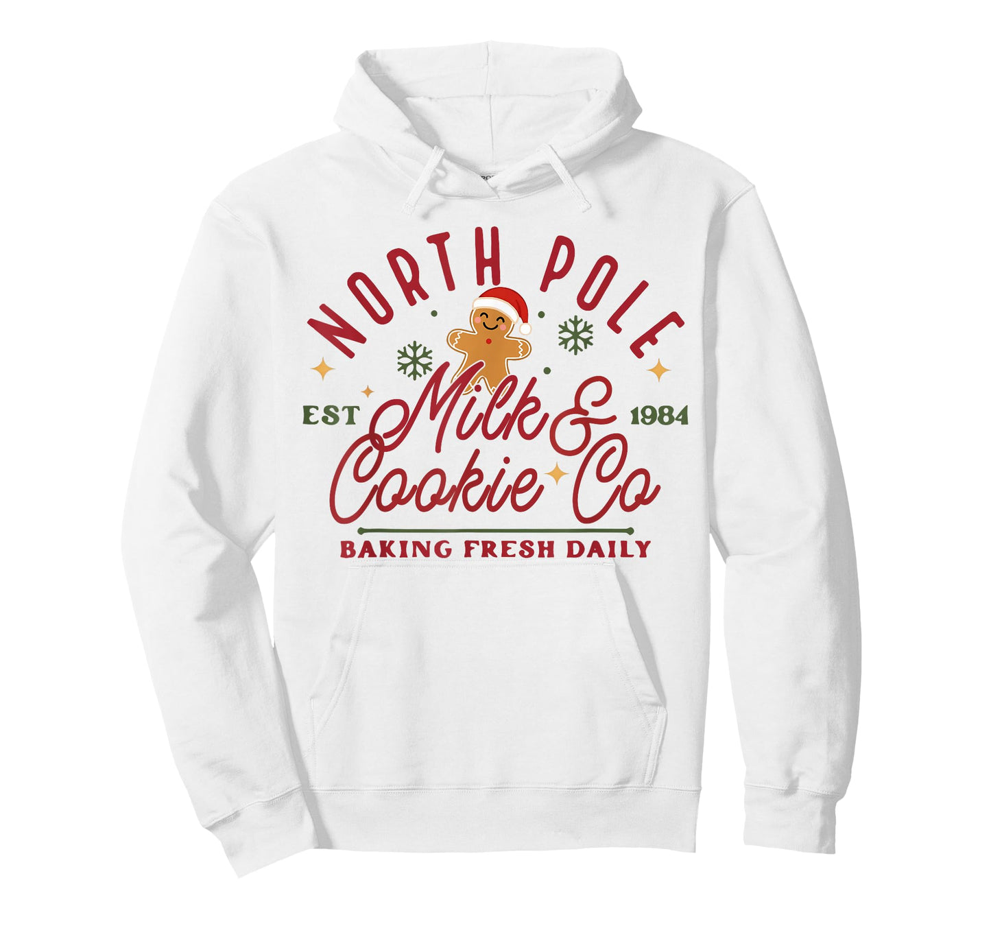 Christmas Milk & Cookie Baking Fresh Daily Pajamas Matching T-Shirt
