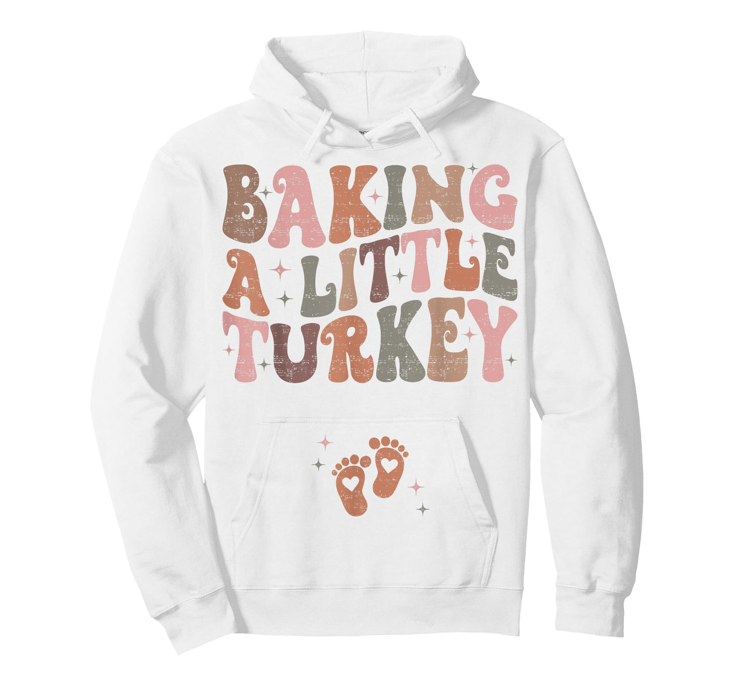 Baking A Little Turkey Thanksgiving Pregnancy Announcement T-Shirt