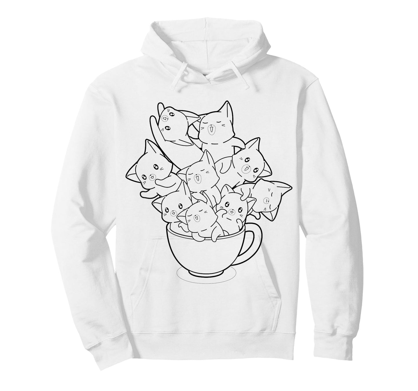 Cute cats to paint and color in for children T-Shirt