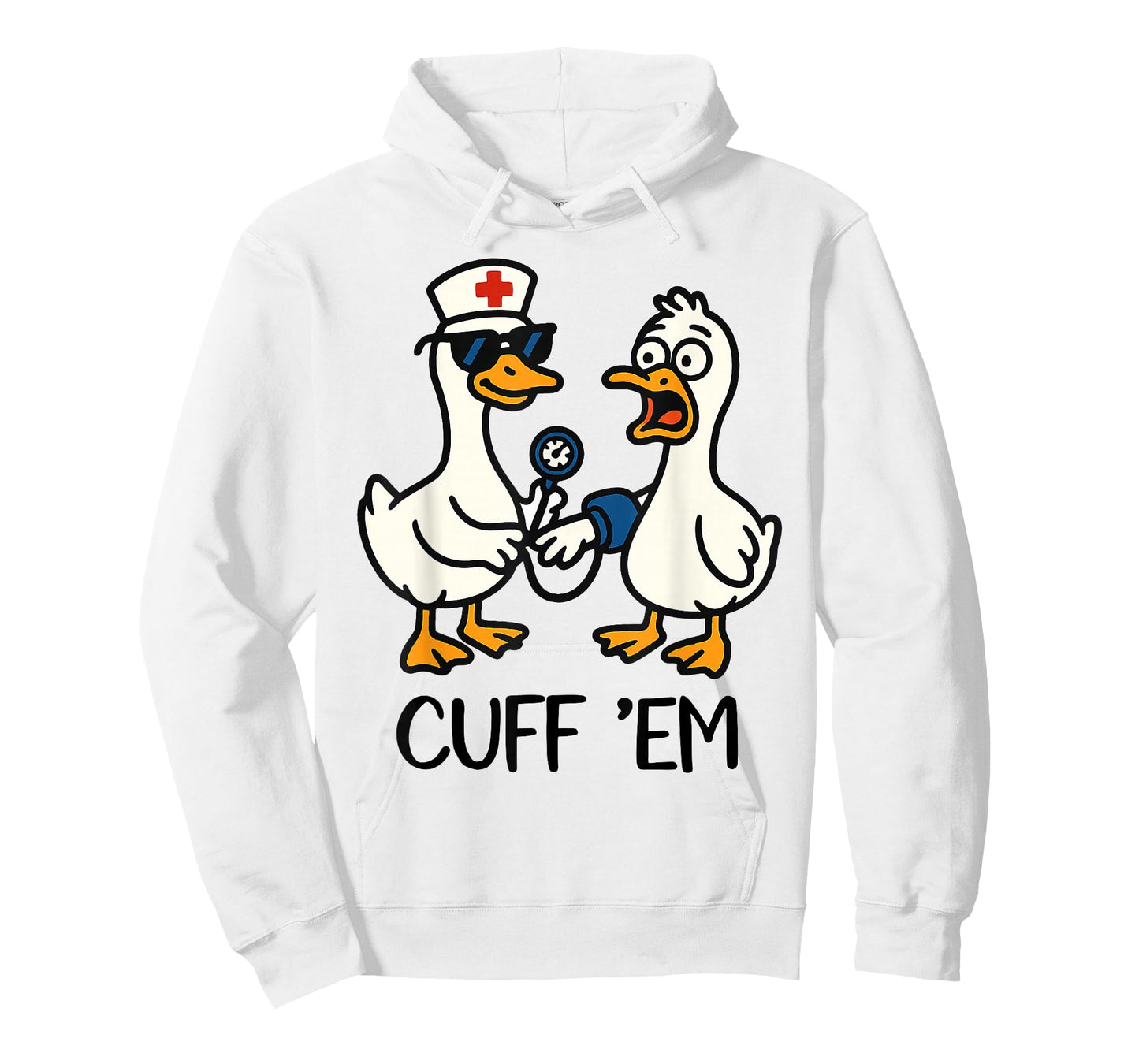Cuff 'Em Goose Nurse Funny Goose Meme ER Nurses T-Shirt