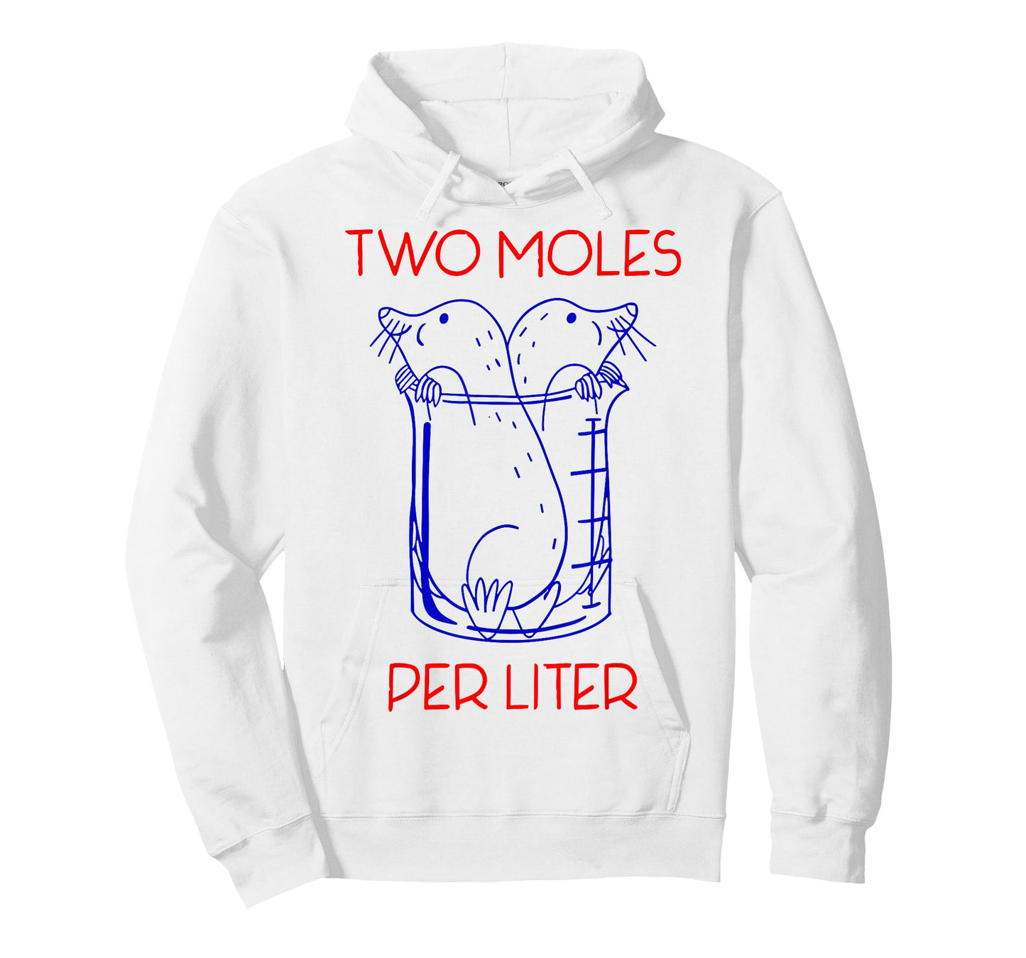 Funny Chemistry Science Tee Two Moles Per Liter T-Shirt