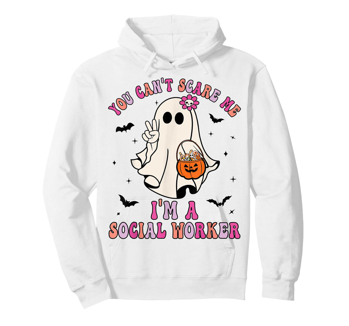 You Can't Scare Me I'm a School Social Worker Halloween T-Shirt