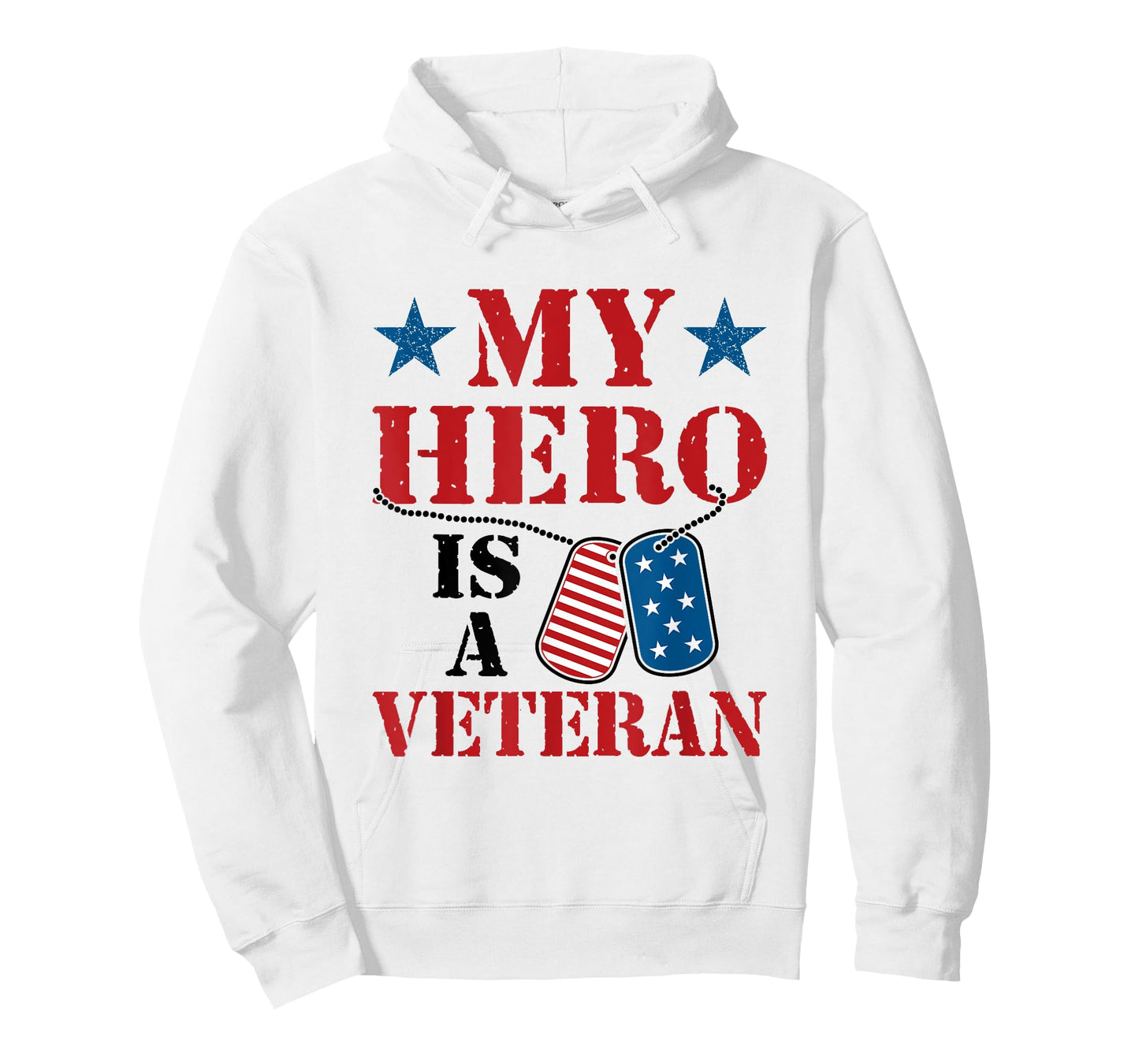 My Hero Is A Veteran Veteran's Day Family Grandpa Dad T-Shirt