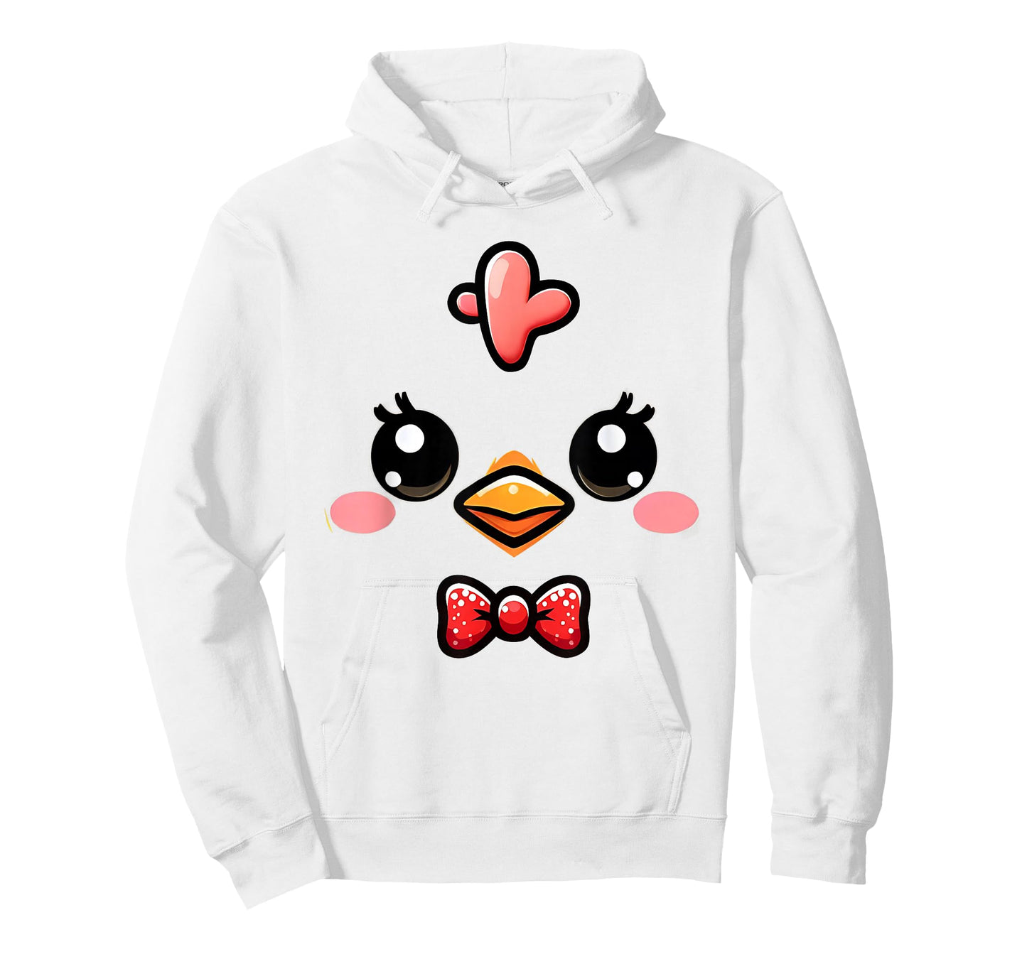 Cute Chicken Face Yellow Chick Costume Farm Animal Lover T-Shirt