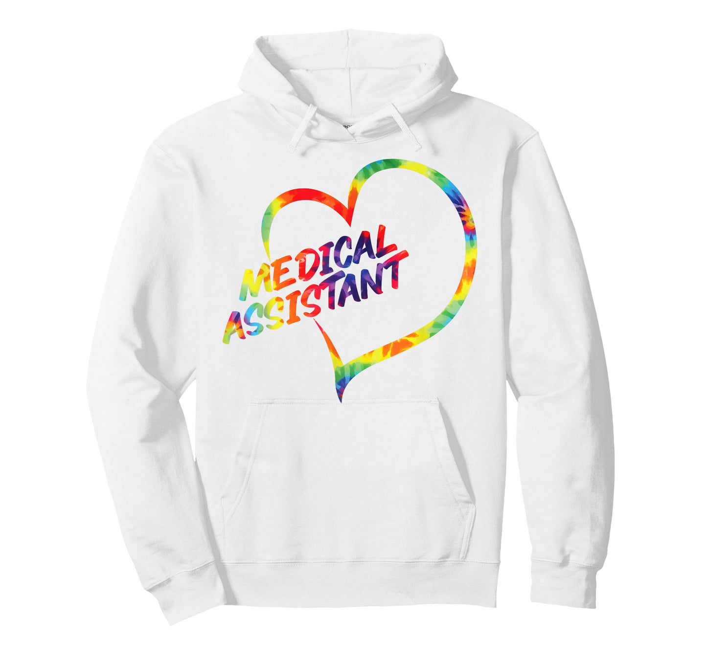 Certified Medical Assistant Tie Dye Heart CMA T-Shirt