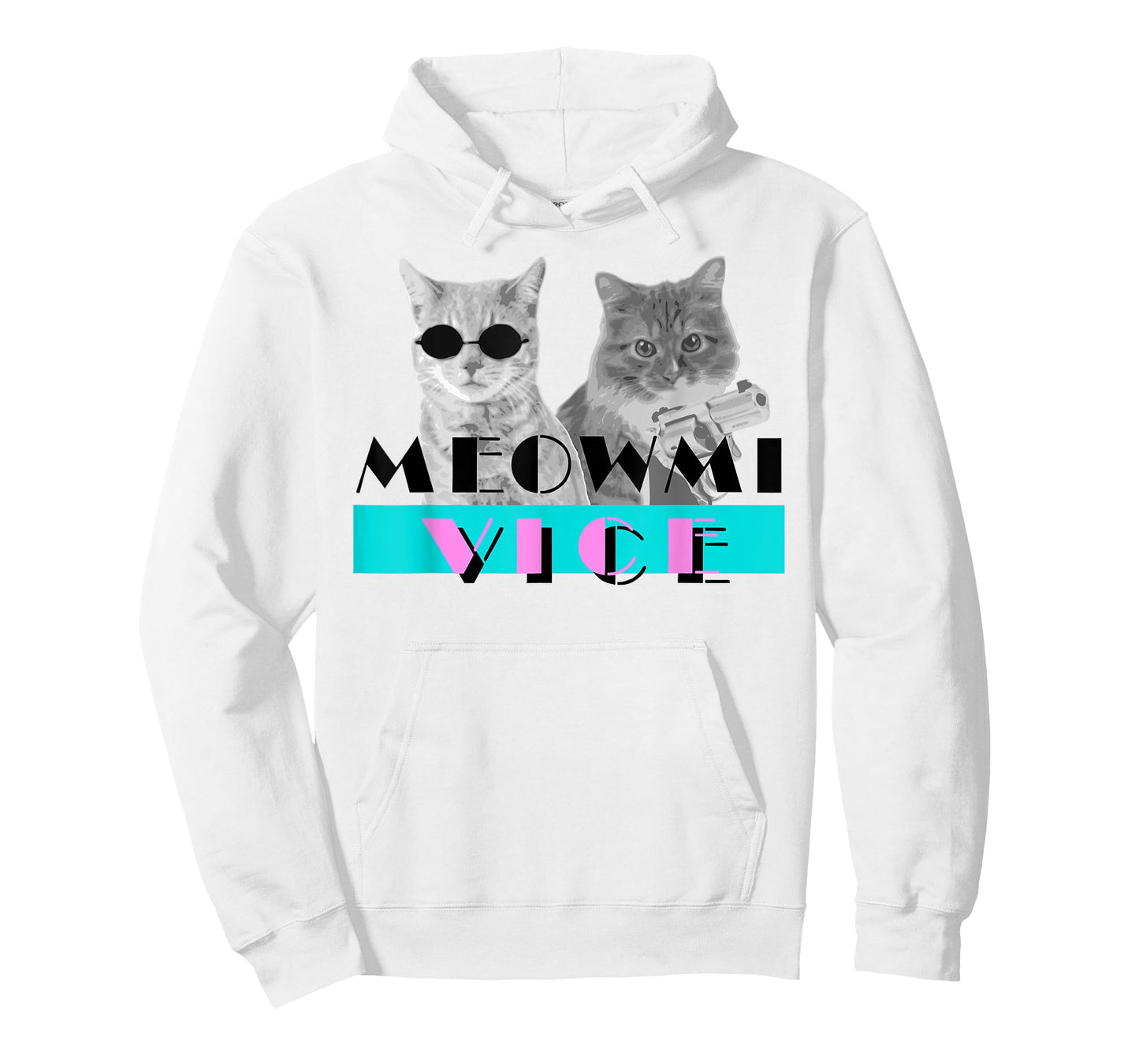 Kitten Meowmi Vice 80s Miami Funny Cat Lover T-Shirt