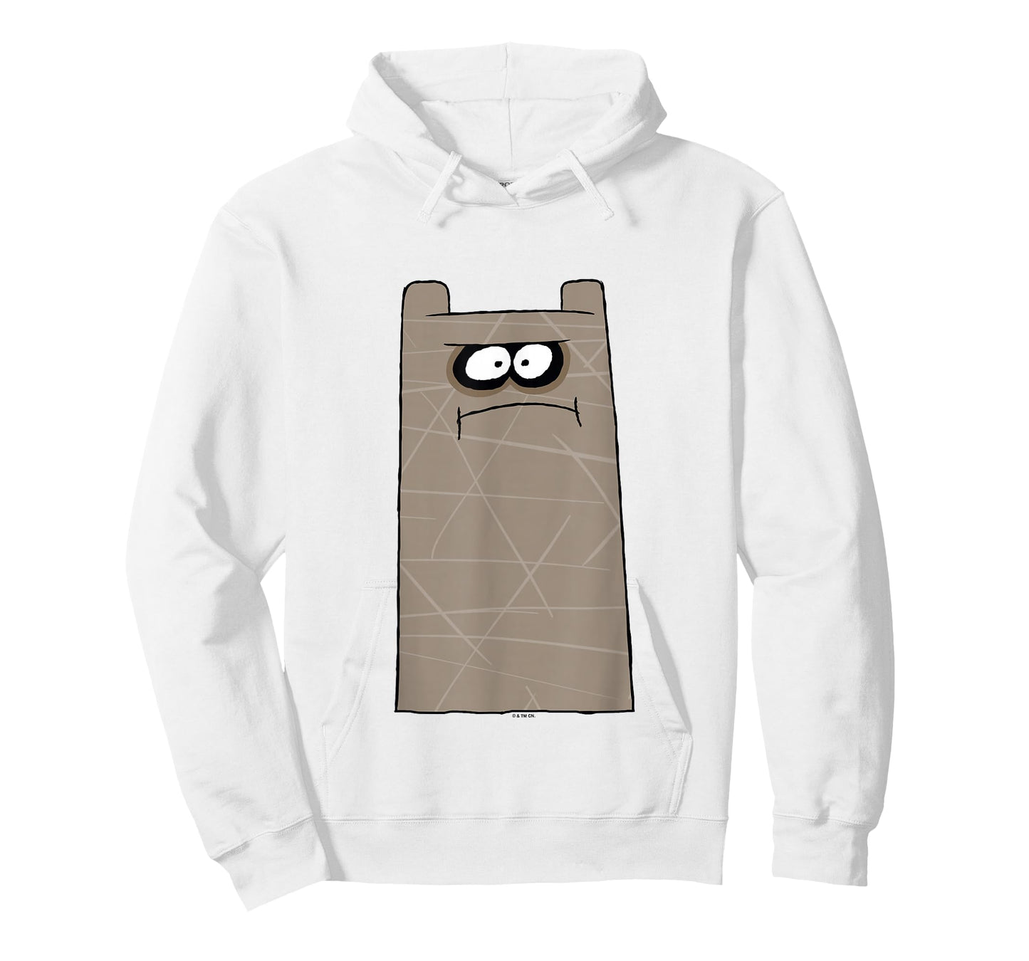 Chowder Shnitzel Big Serious Face Chest Logo T-Shirt