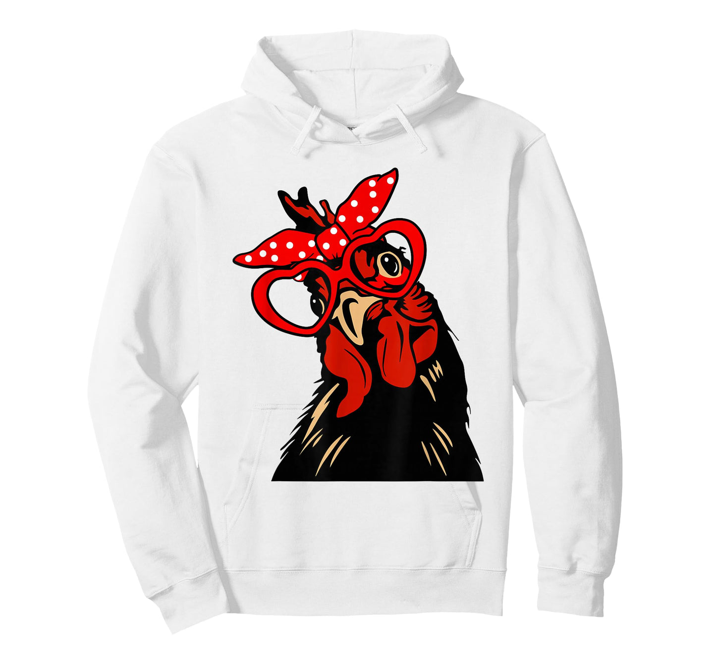 Chicken with bandana headband and glasses cute T-Shirt