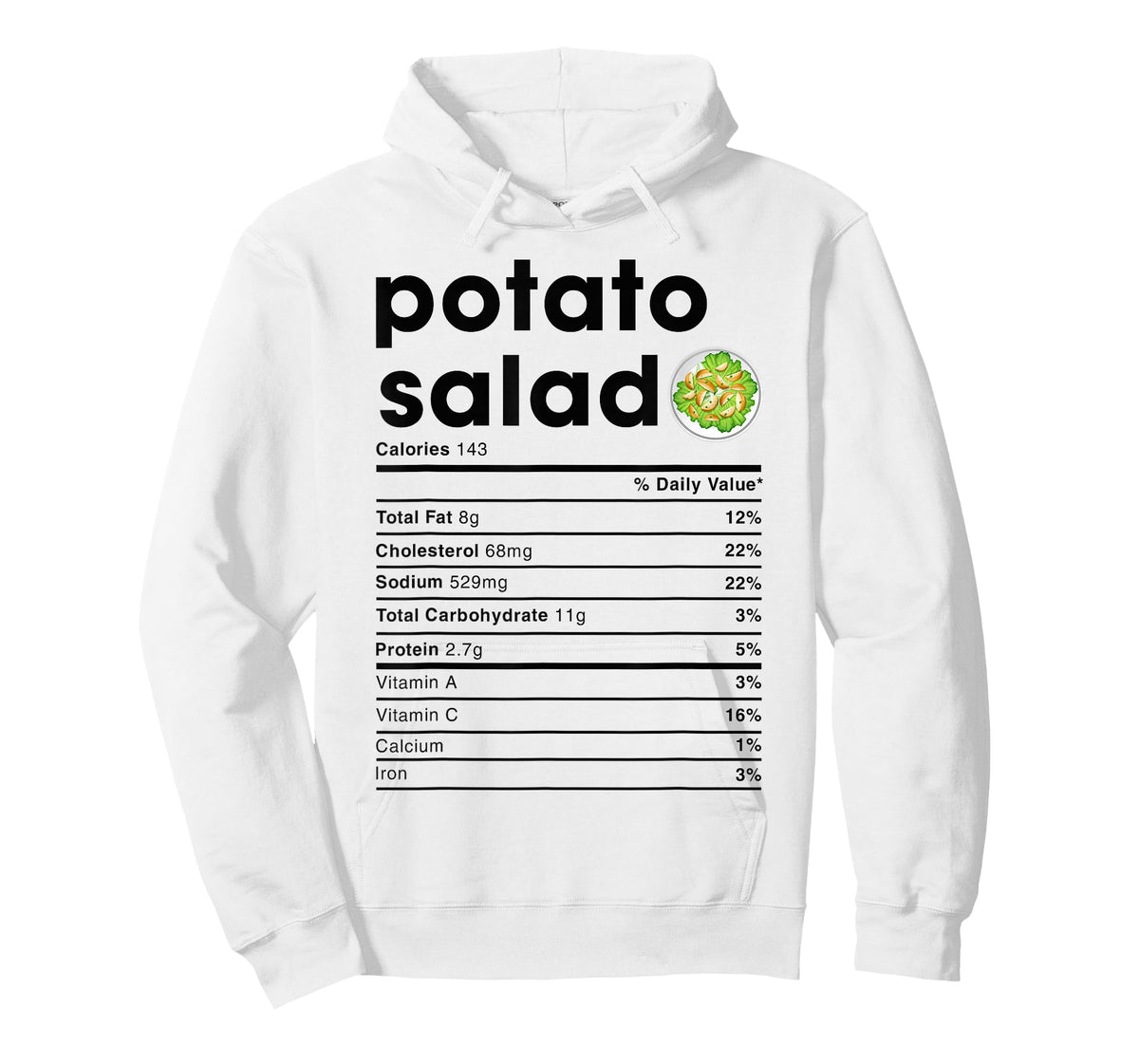 Potato Salad Nutrition Facts T-Shirt