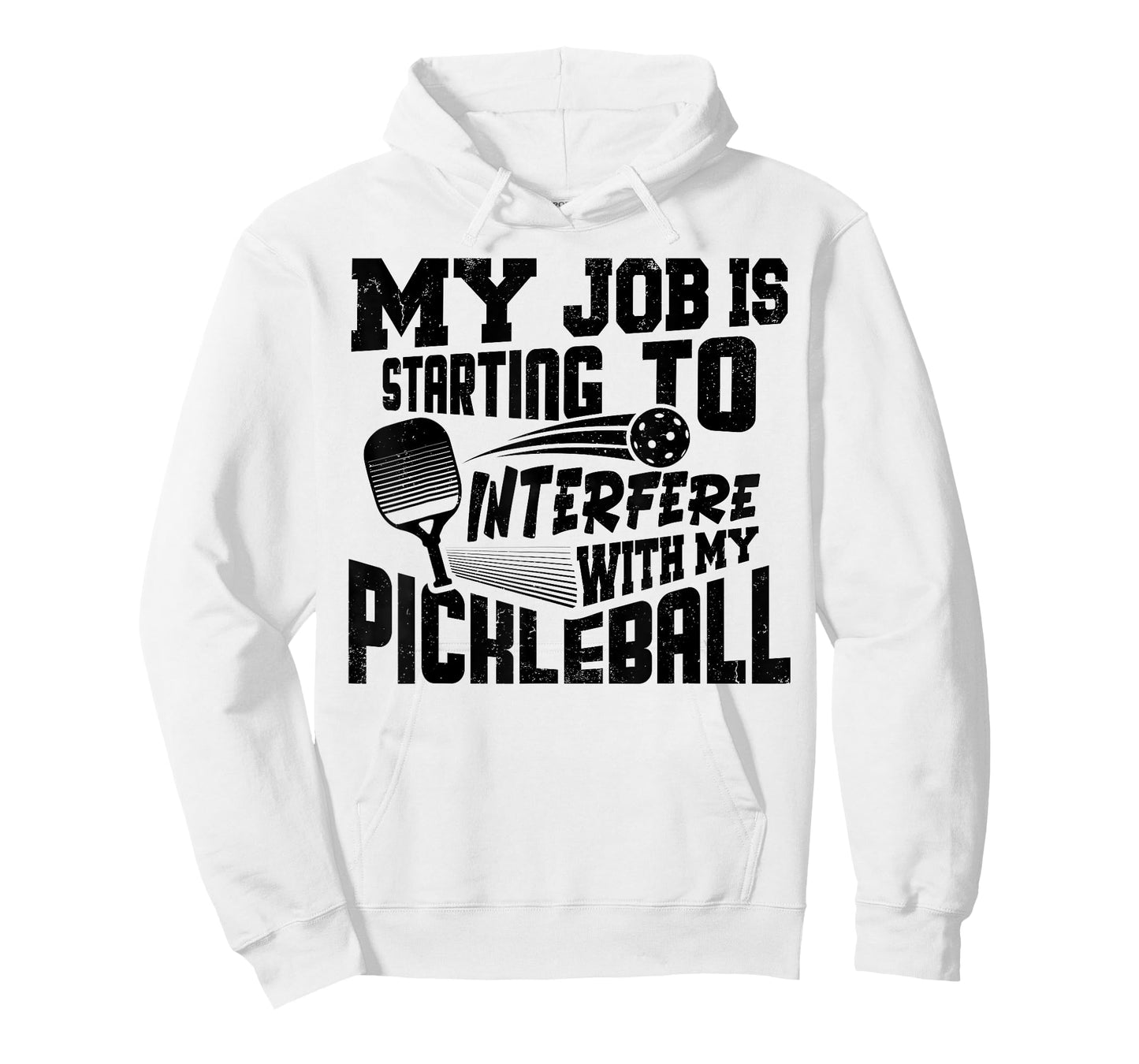 My Job Is Starting To Interfere With My Pickleball Player T-Shirt