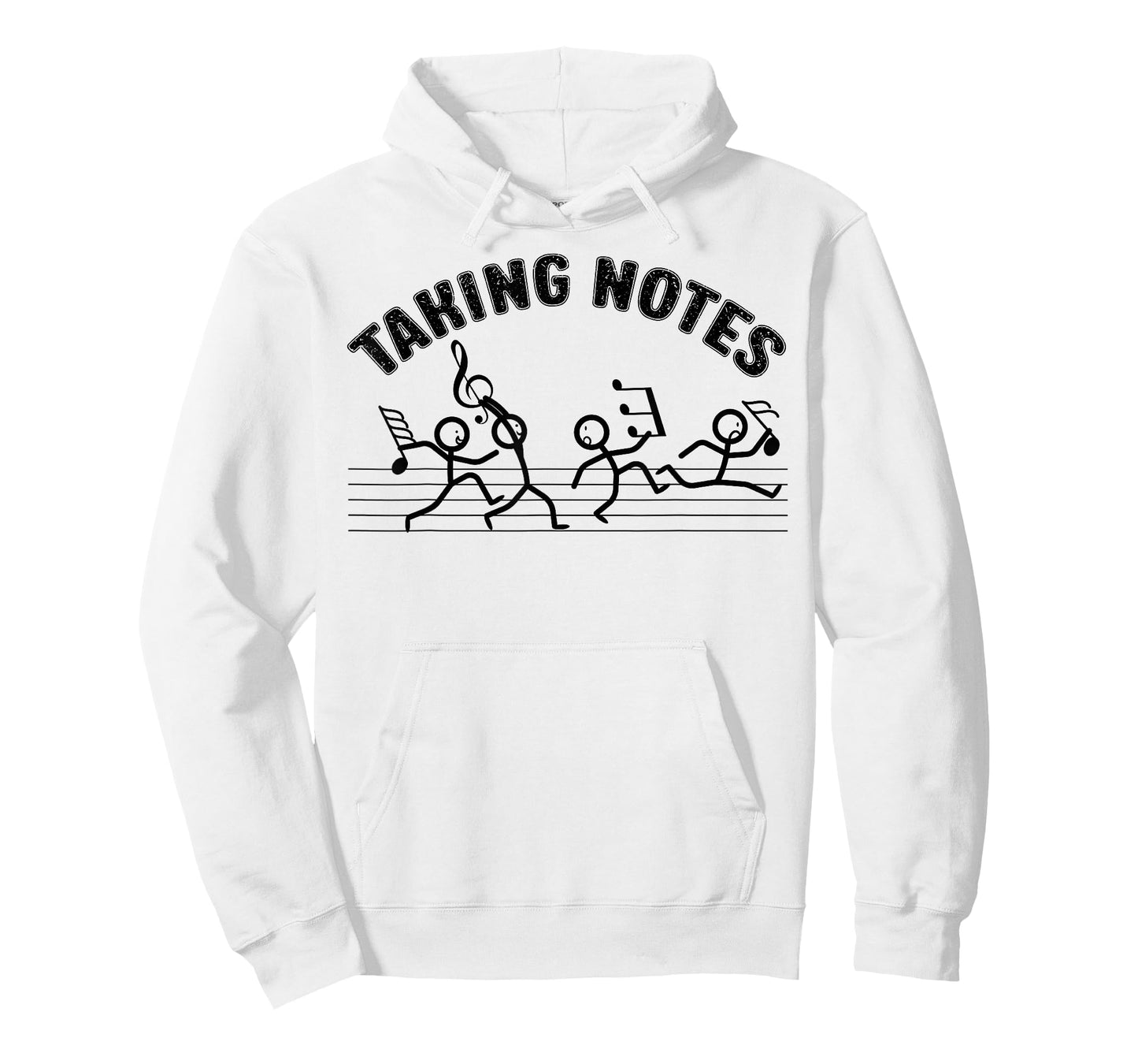 Funny Music Teacher Taking Notes Musical Clef Musician Pun T-Shirt