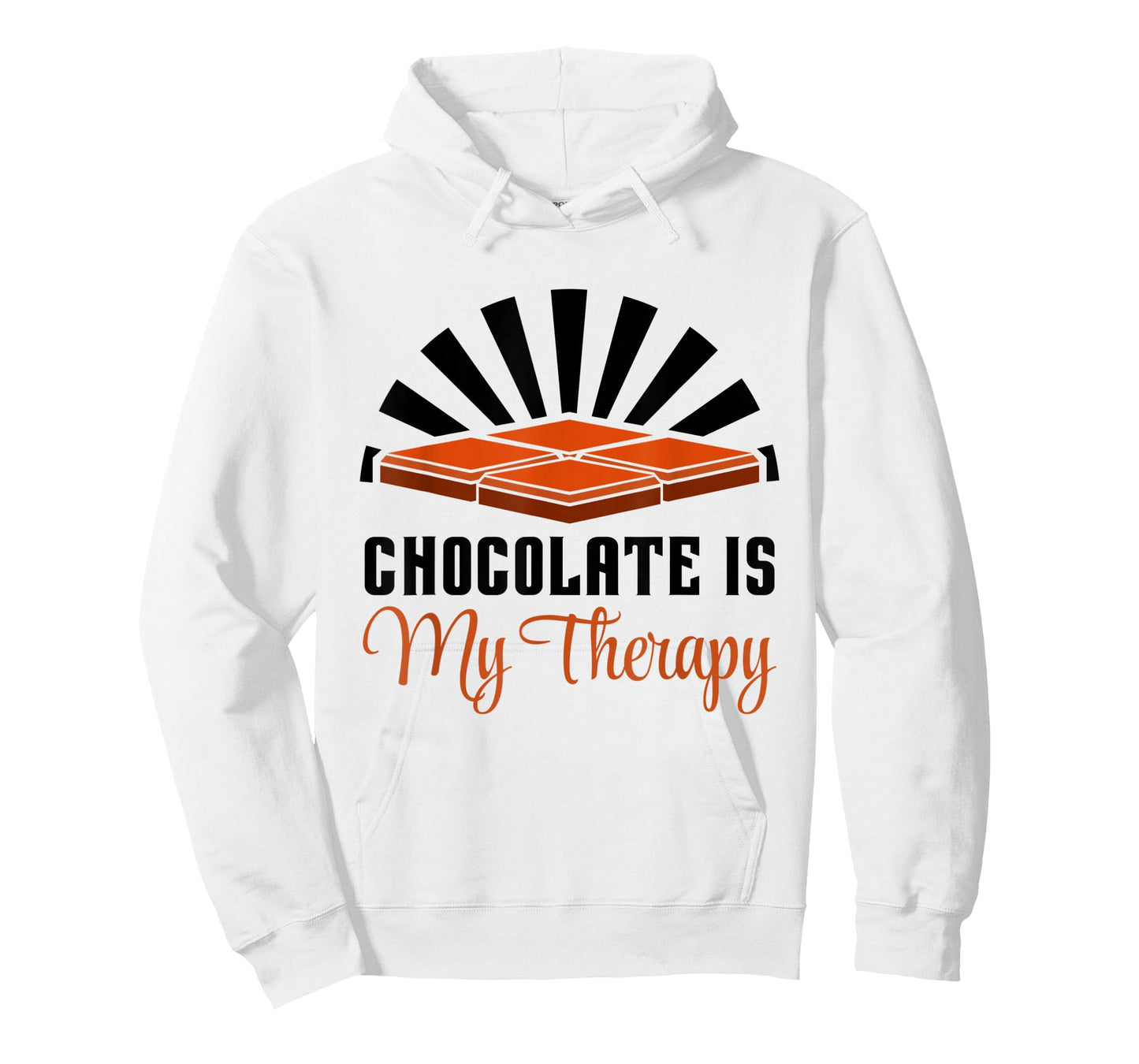 Chocolate as Therapy Funny Saying Chocolate Lover T-Shirt