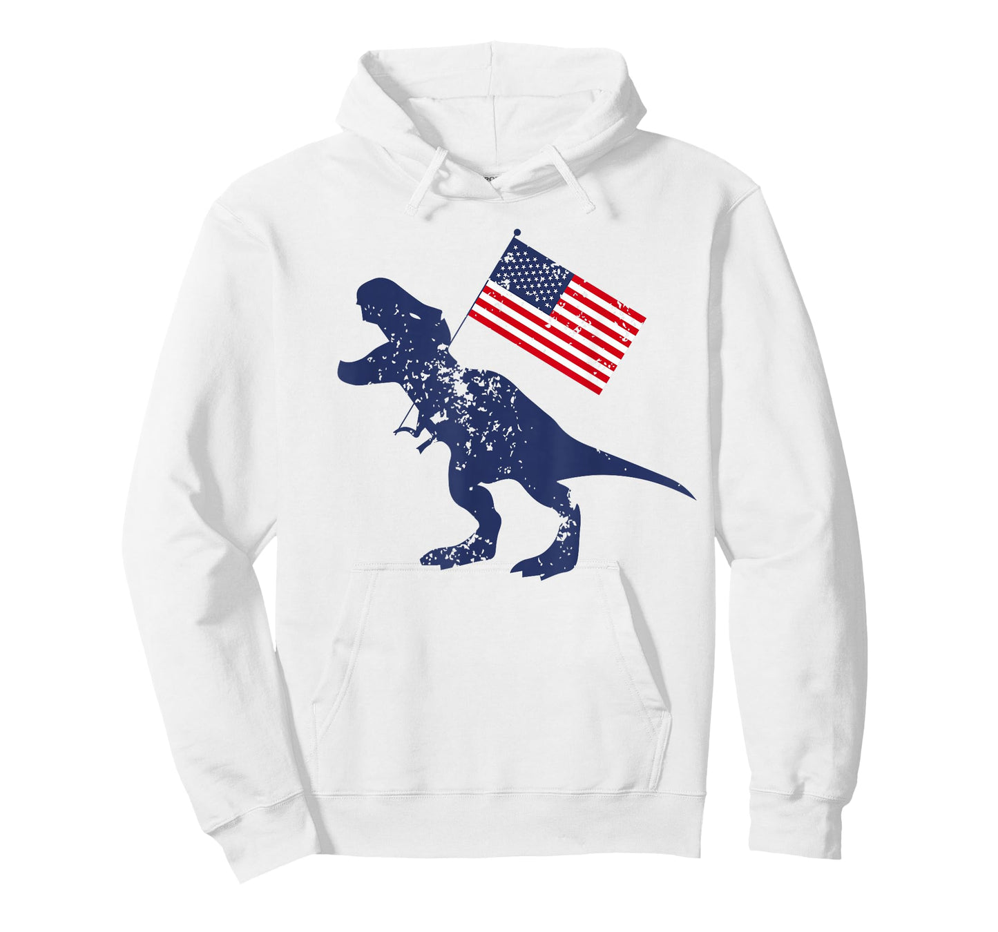 Awesome America American Dino Flag July 4th USA Dinosaur T-Shirt