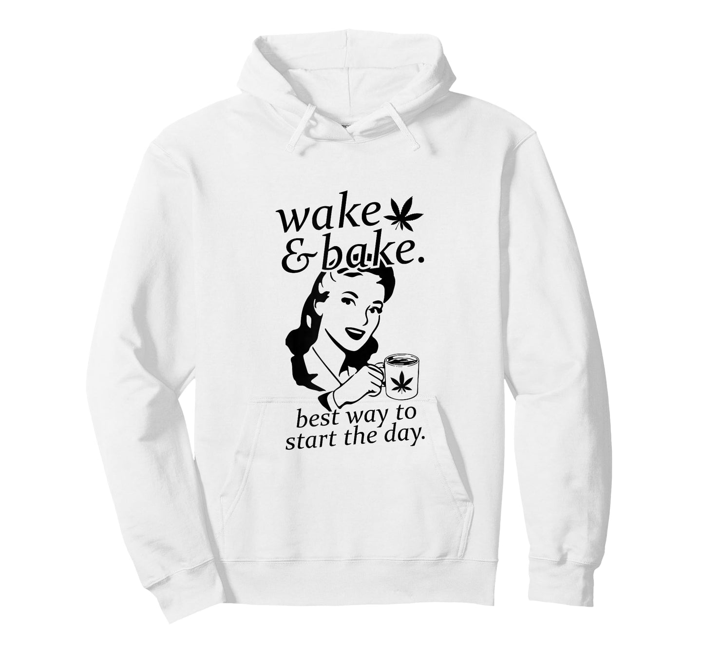 Funny Wake And Bake Marijuana Weed T-Shirt
