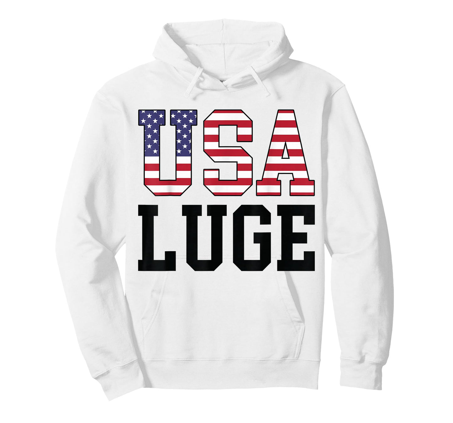 USA Flag Luge Rider - American USA Luge T-Shirt