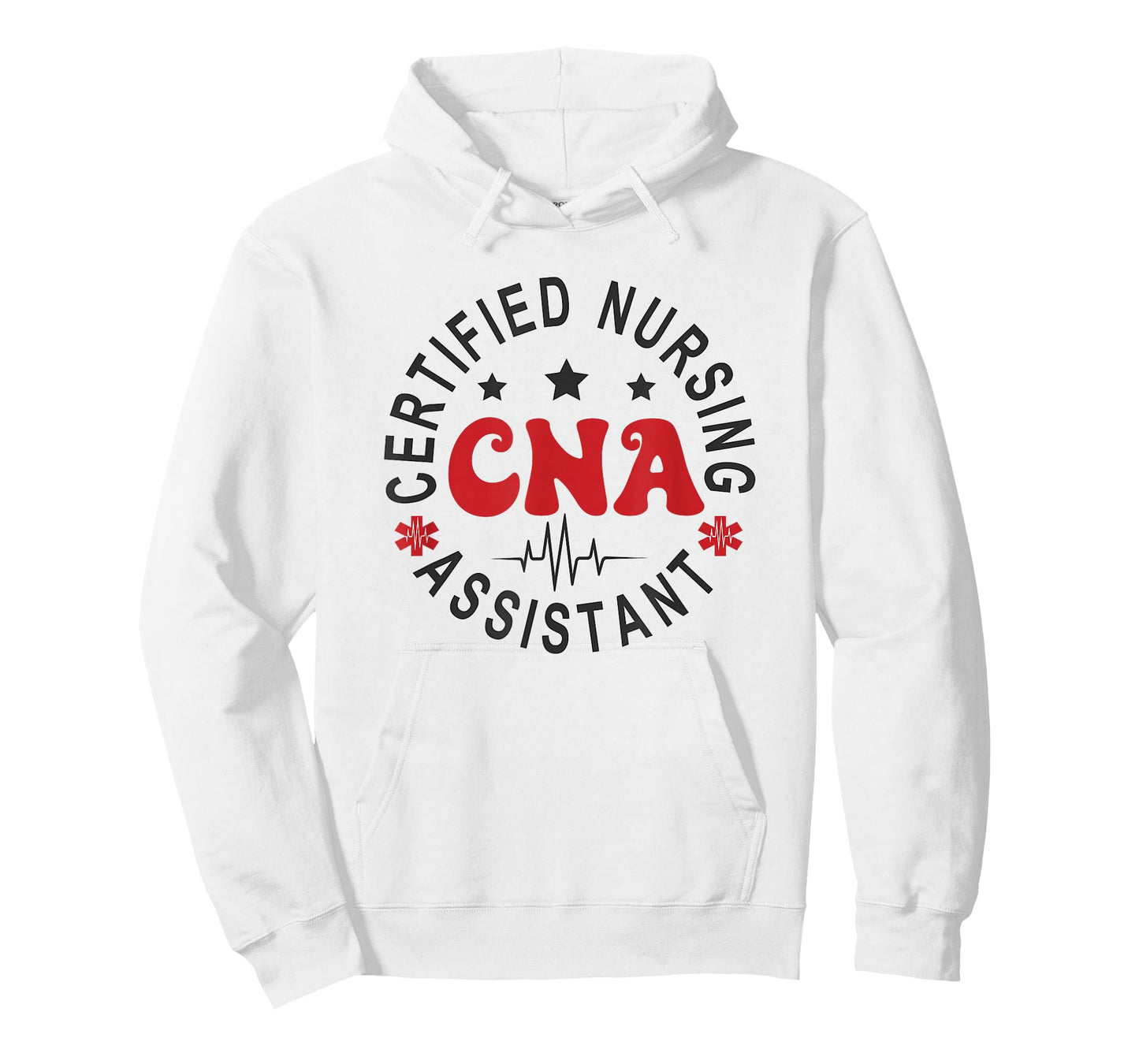 Certified Nurse Assistant Apparel CNA T-Shirt, Unisex-Adults, Short Sleeve, Nursing T-Shirts, Grey, Small