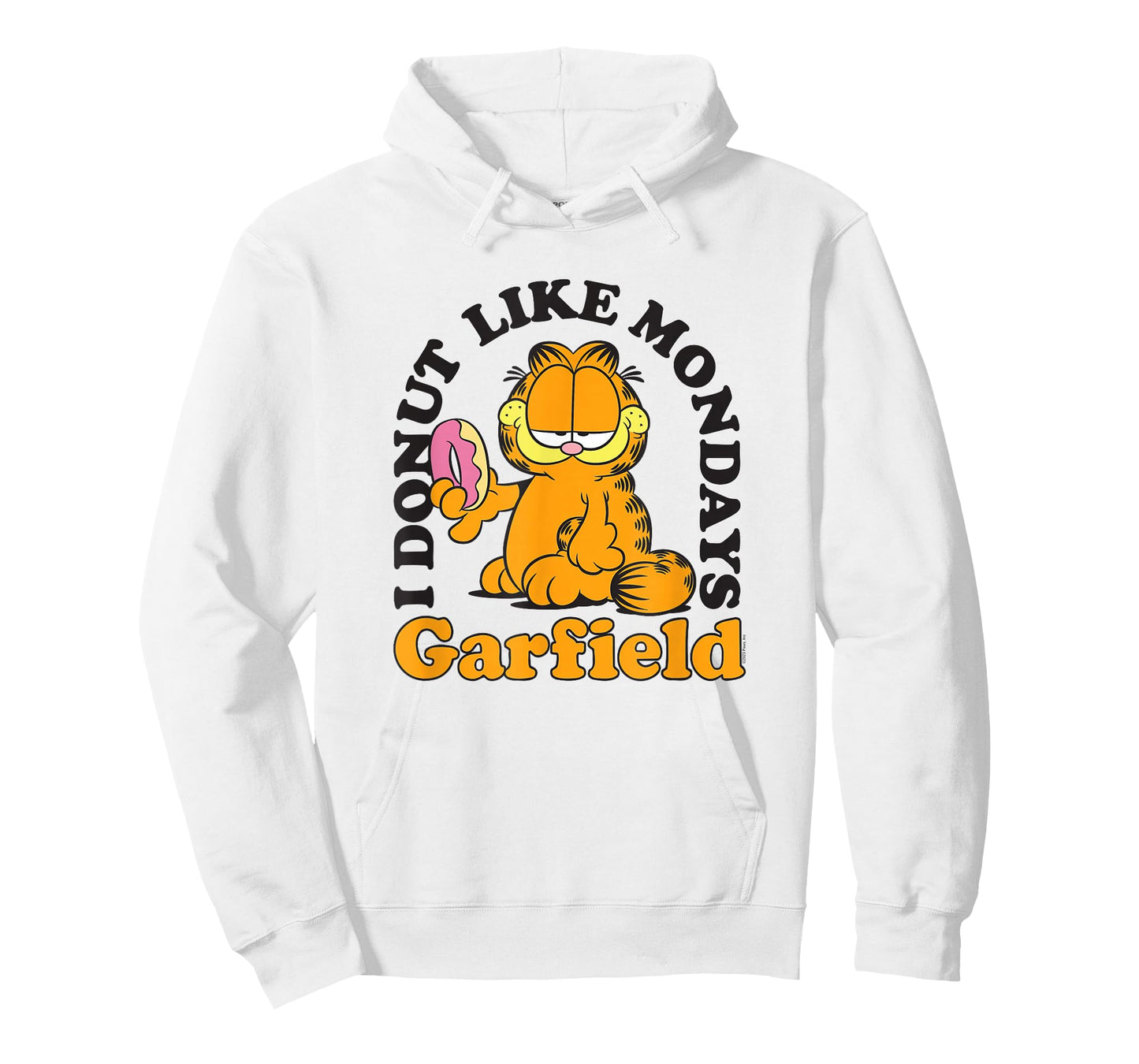 Garfield I Donut Like Mondays Cartoon Cat T-Shirt