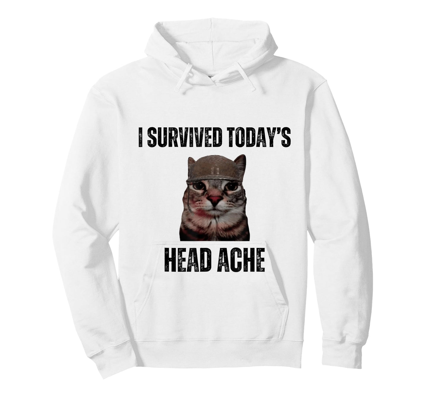 Funny I Survived Today's Head Ache Joke T-Shirt