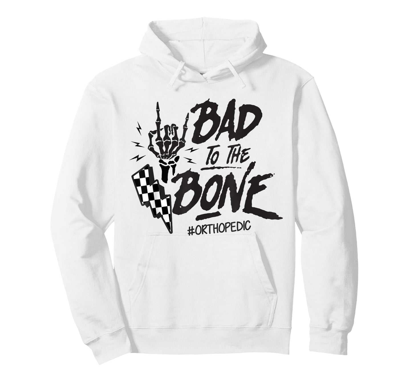 Bad To The Bone Retro Skeleton Orthopedic Surgeon RN Squad T-Shirt