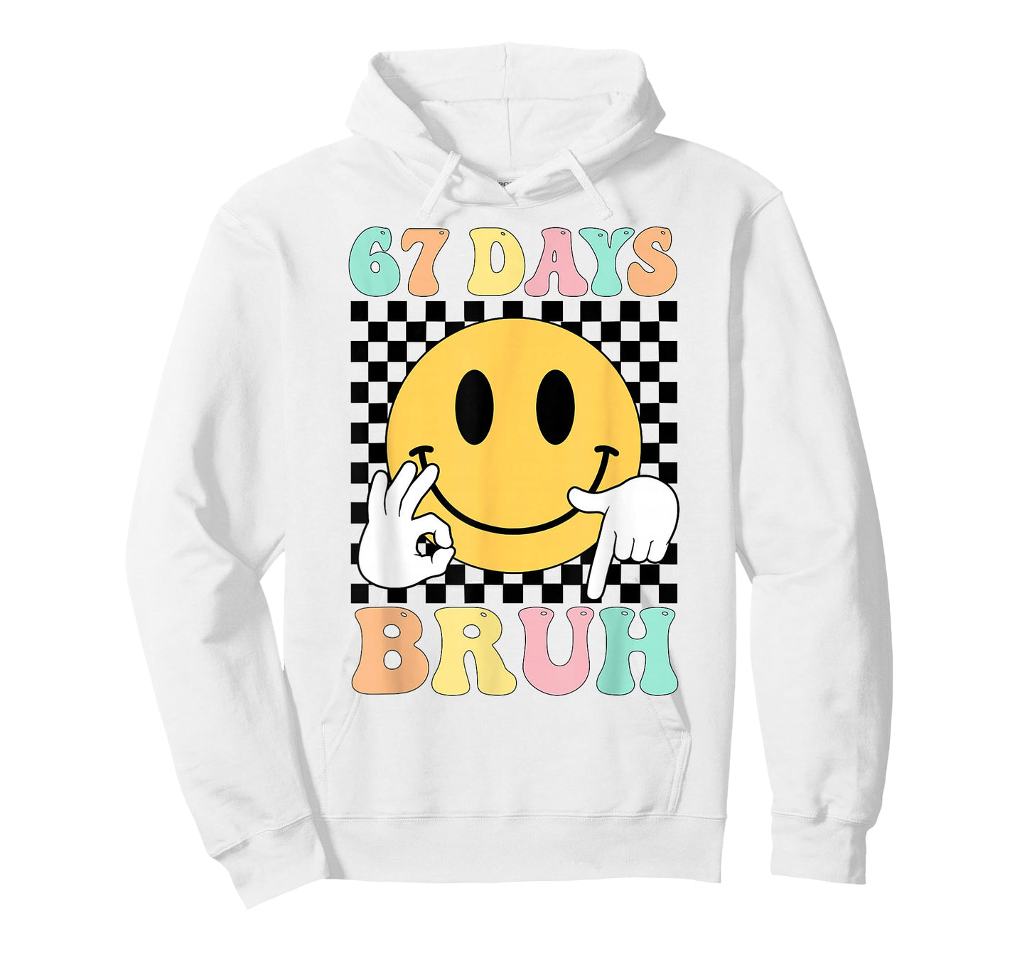 67 Days Bruh Boys Kids Funny Six Seven 6 7 Meme 100th Day T-Shirt