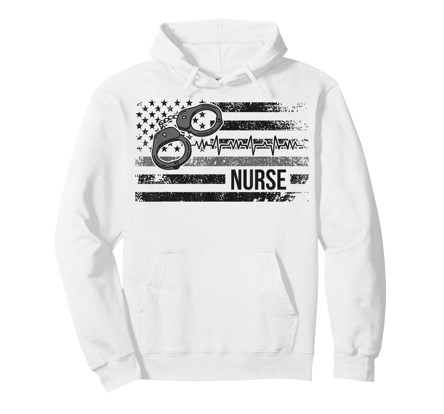 Correctional Nurse American Flag Corrections Nursing T-Shirt