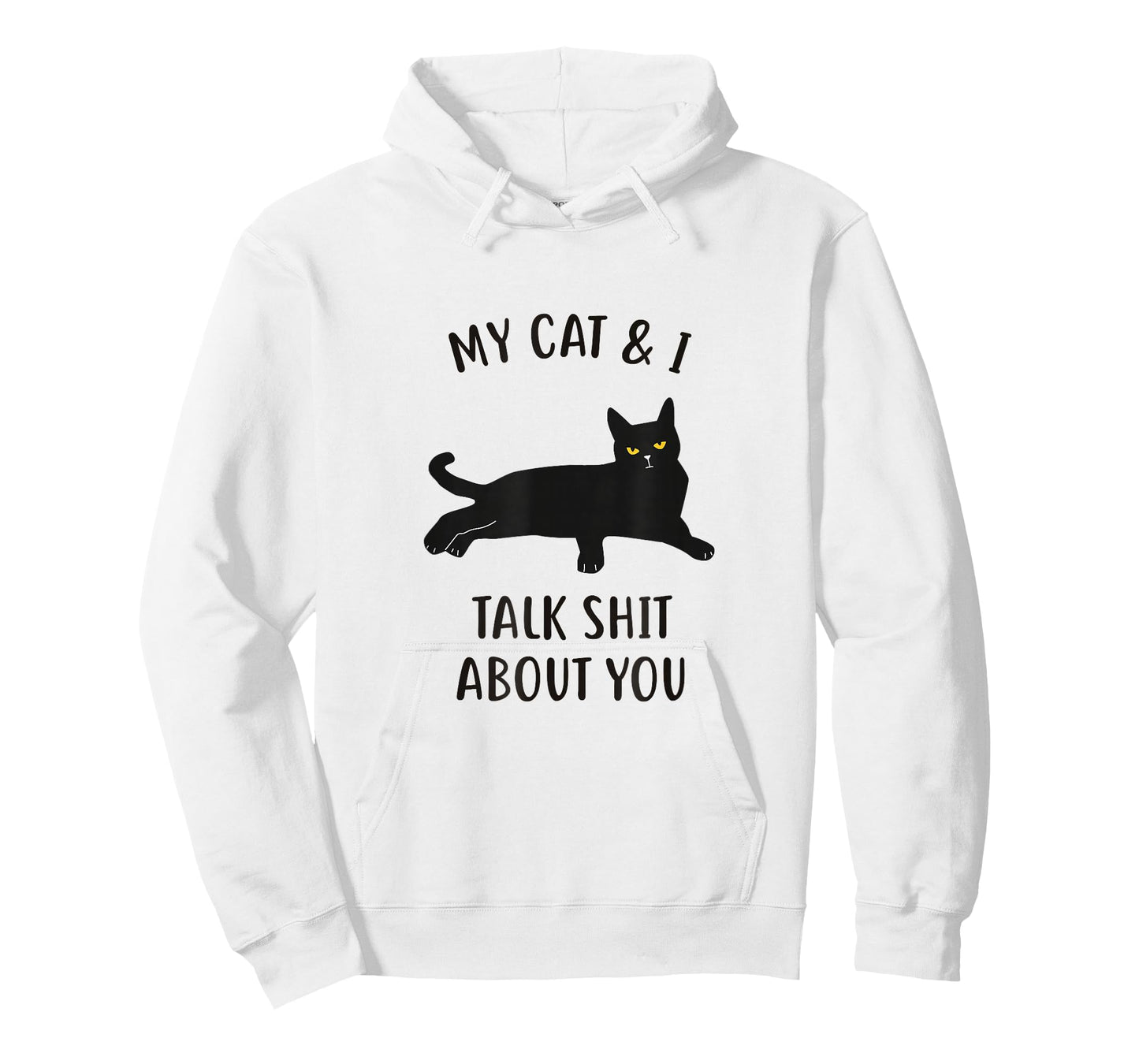 Cat Shirt: My Cat & I Talk About You Funny Black Cat T-Shirt